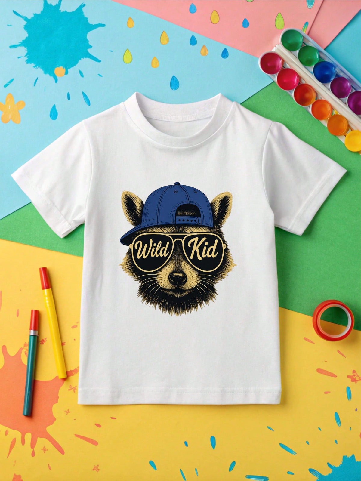 Raccoon Boys Kids Bodysuit