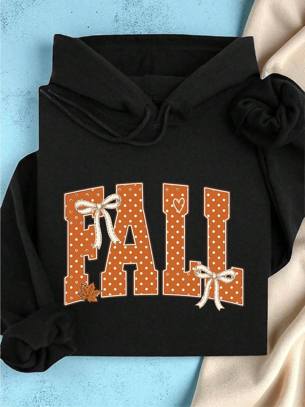 Fall Polka Dot Hoodie