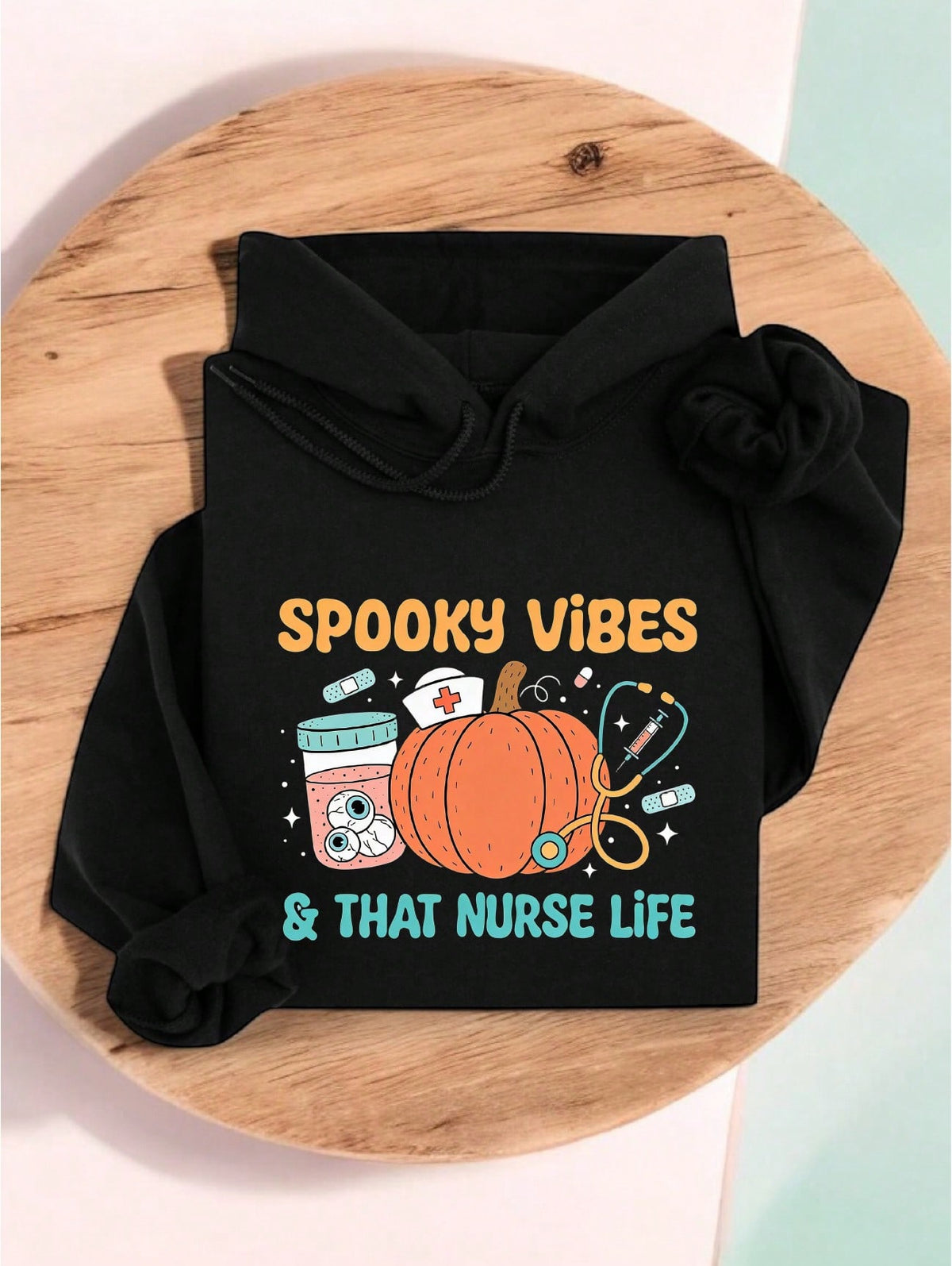 Spooky Vibes And That Nurse Life Hoodie