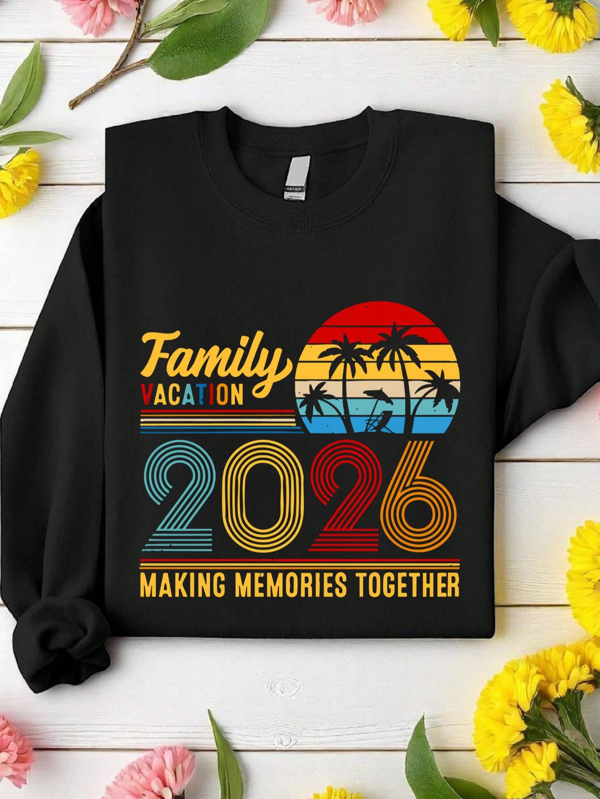 Vintage Family Vacation 2026 Sweatshirt