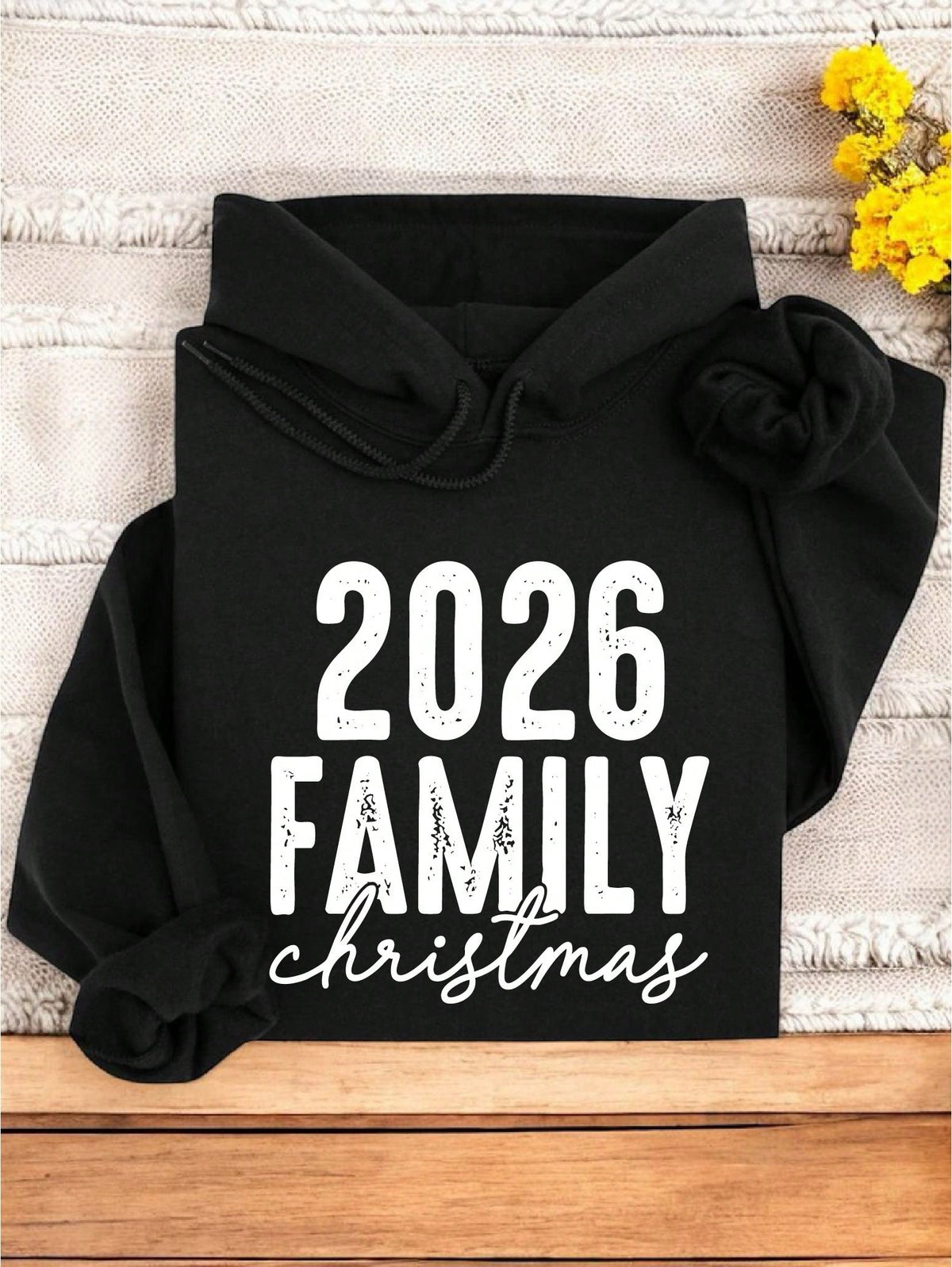 Retro Christmas Crew Hoodie