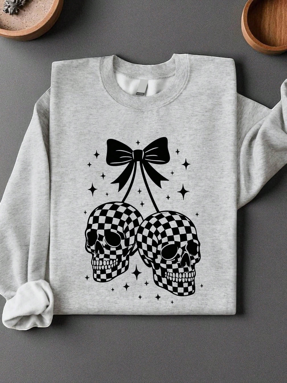 Coquette Skull Sweatshirt