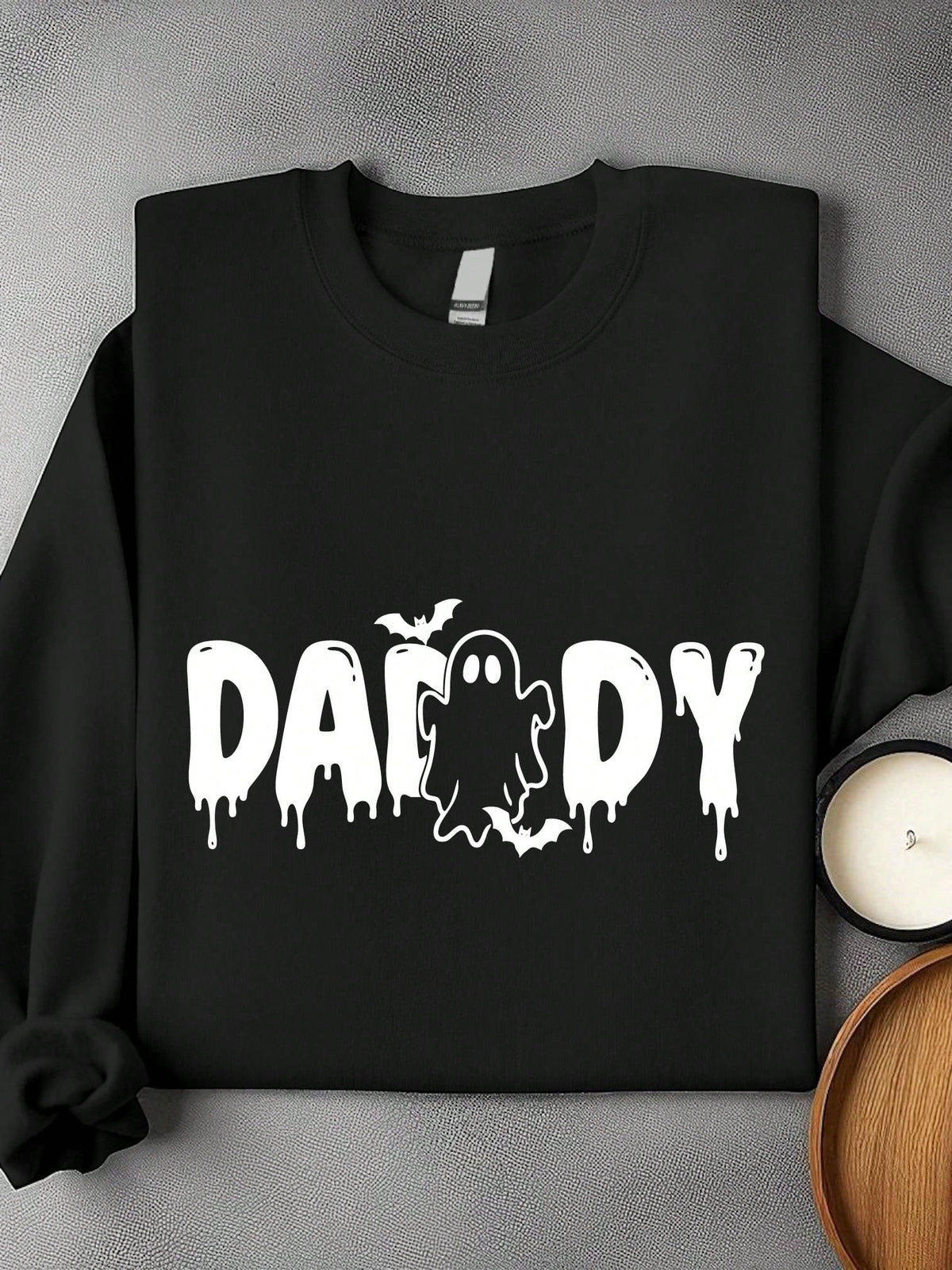 1PC Mommy And Daddy Ghosts Sweatshirt