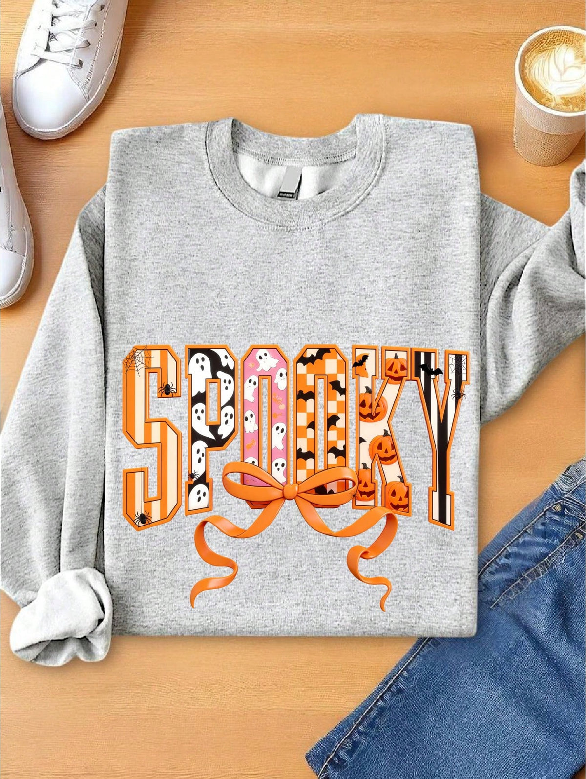 Spooky Coquette Bow Sweatshirt
