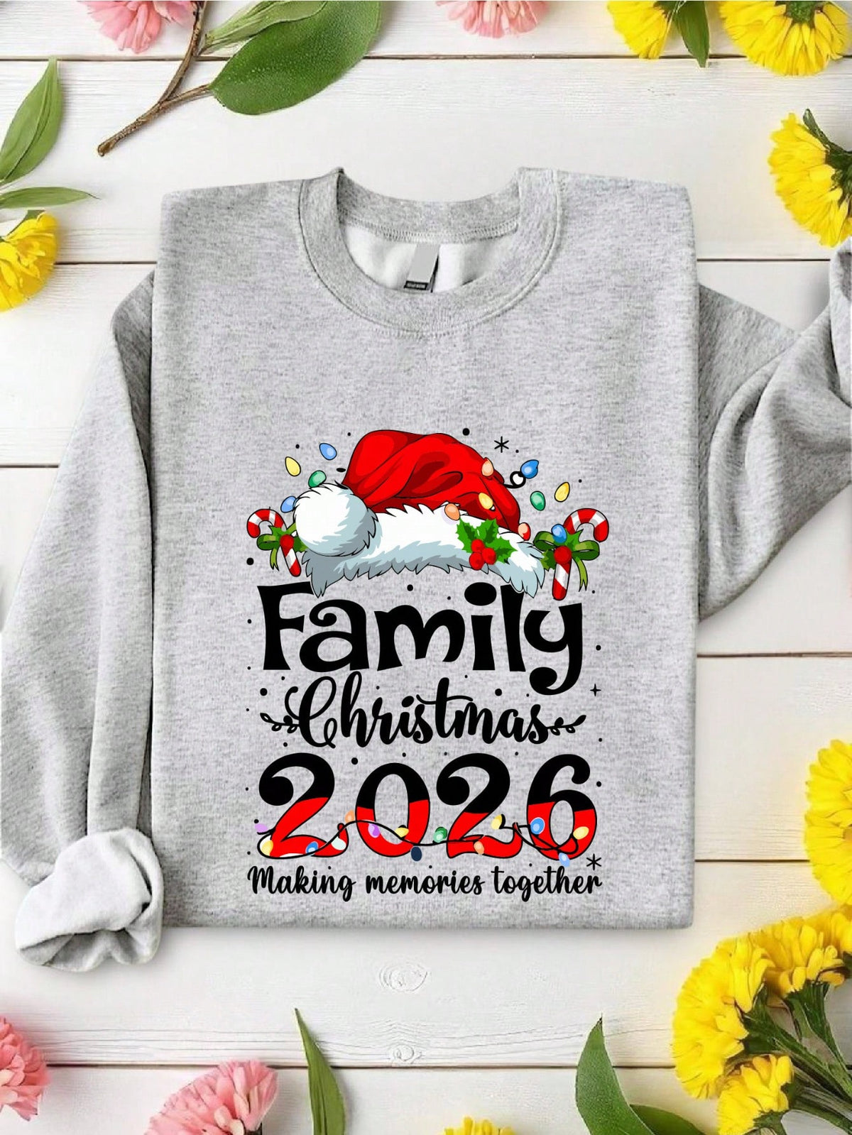 Retro Family Christmas 2026 Sweatshirt
