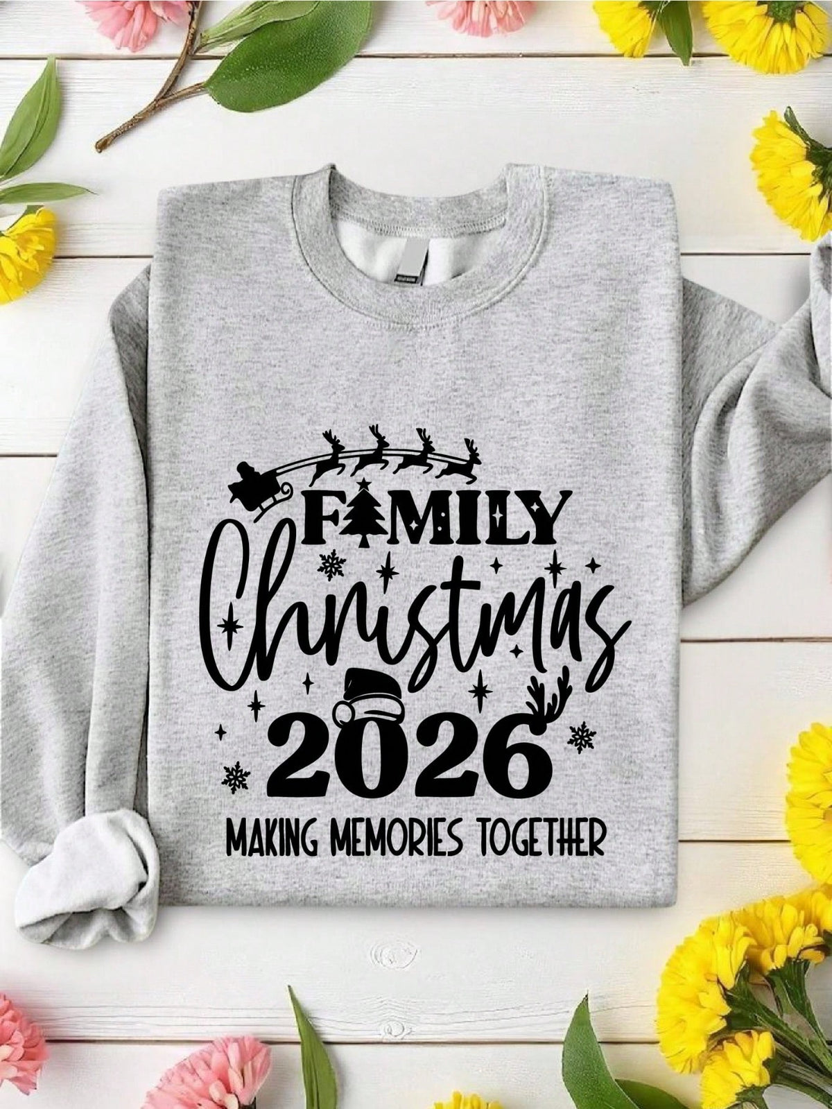 Celebrate Family Christmas 2026 Sweatshirt