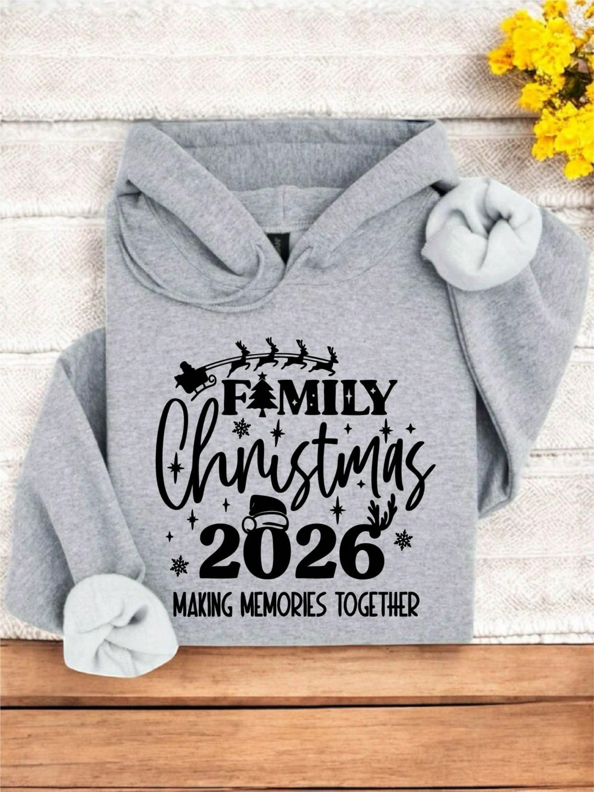 Celebrate Family Christmas 2026 Hoodie