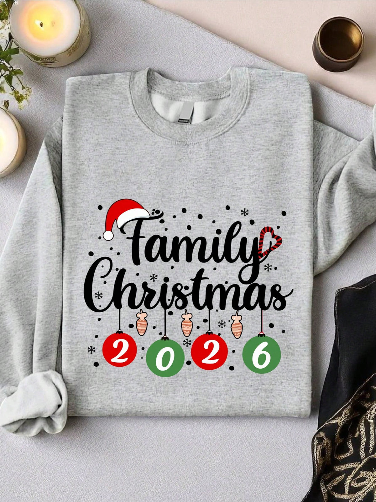 Celebrate Family Christmas 2026 Sweatshirt