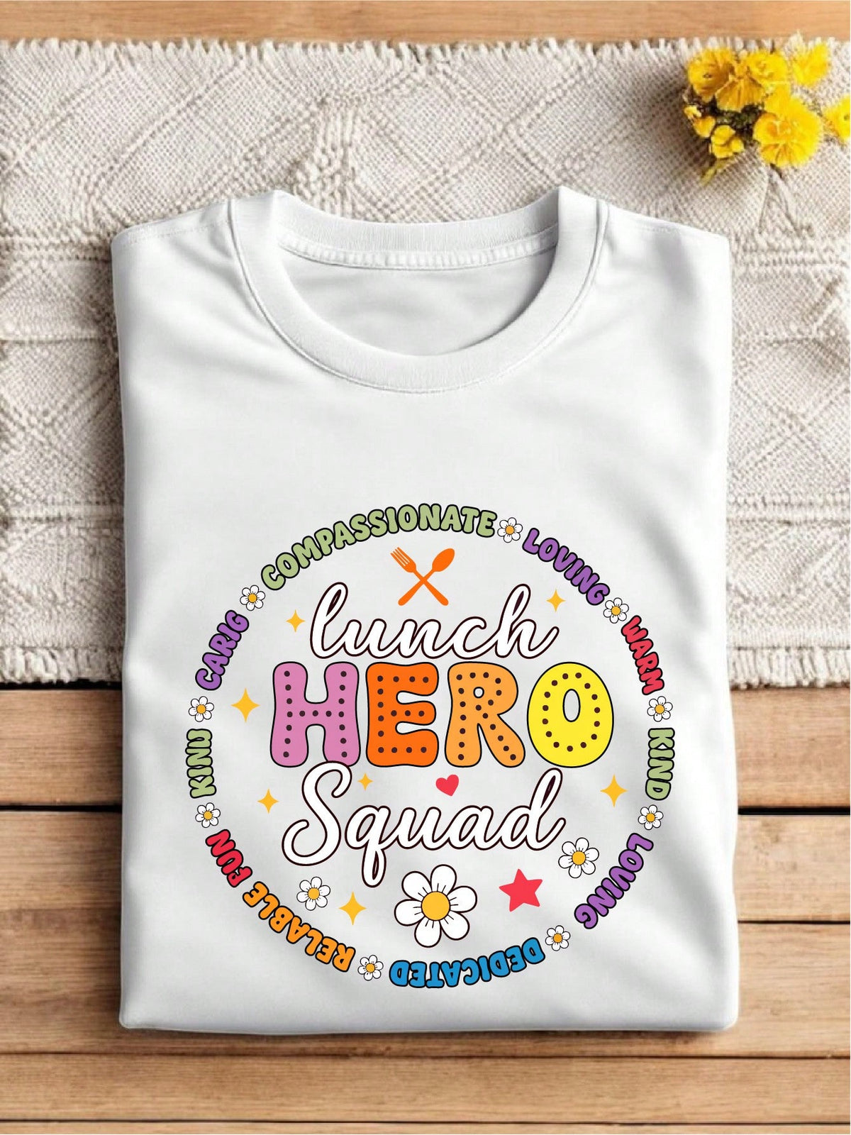 Retro Lunch Hero Crew T-Shirt
