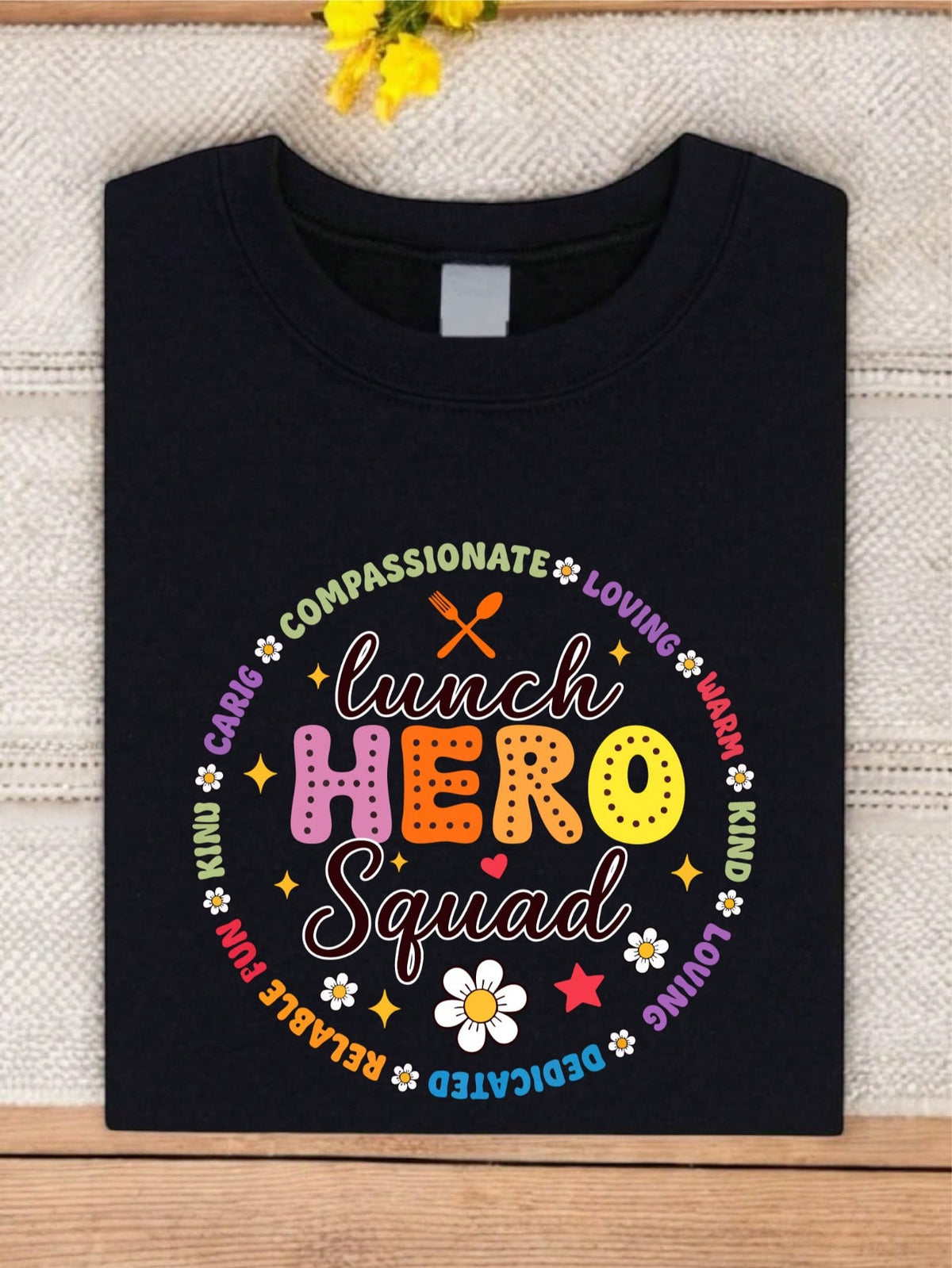 Retro Lunch Hero Crew T-Shirt