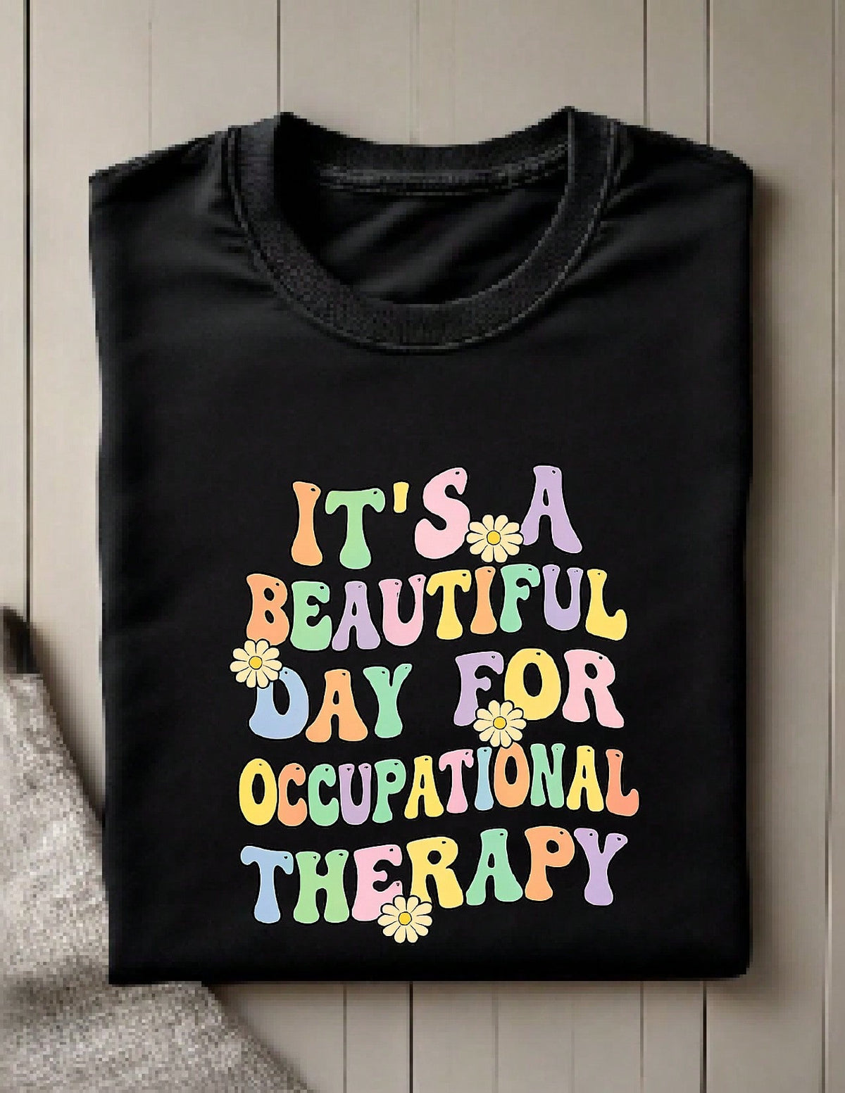 Floral Occupational Therapy T-Shirt