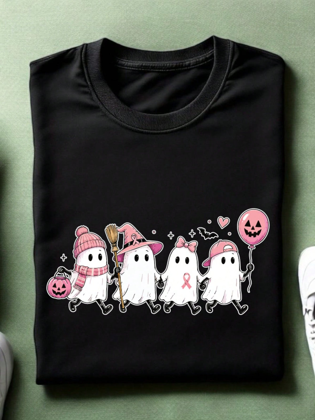 October Pink Ghost T-Shirt
