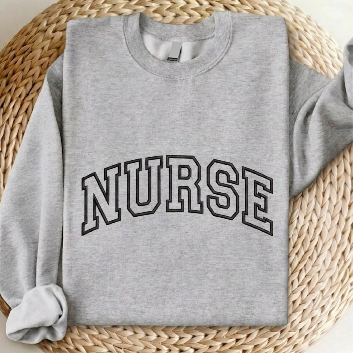 Nurse Embroidered Sweatshirt