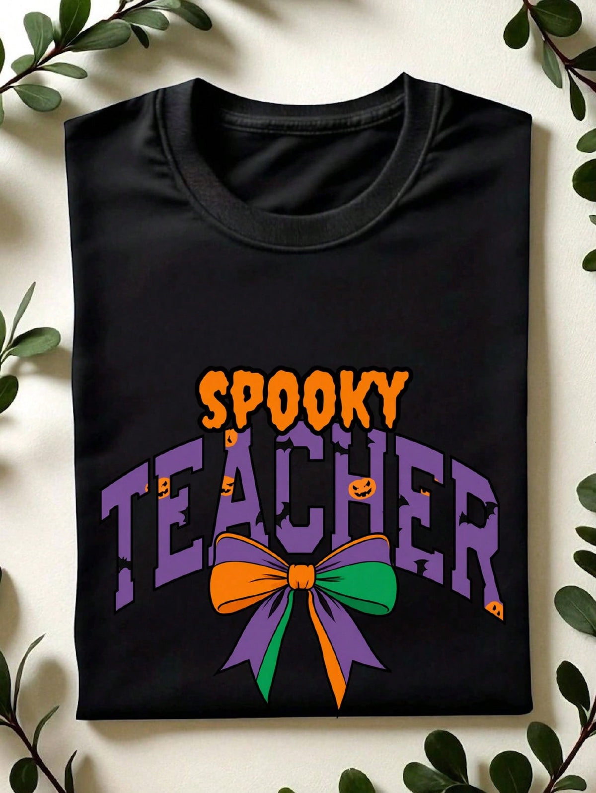 Spooky Teacher Coquette T-Shirt