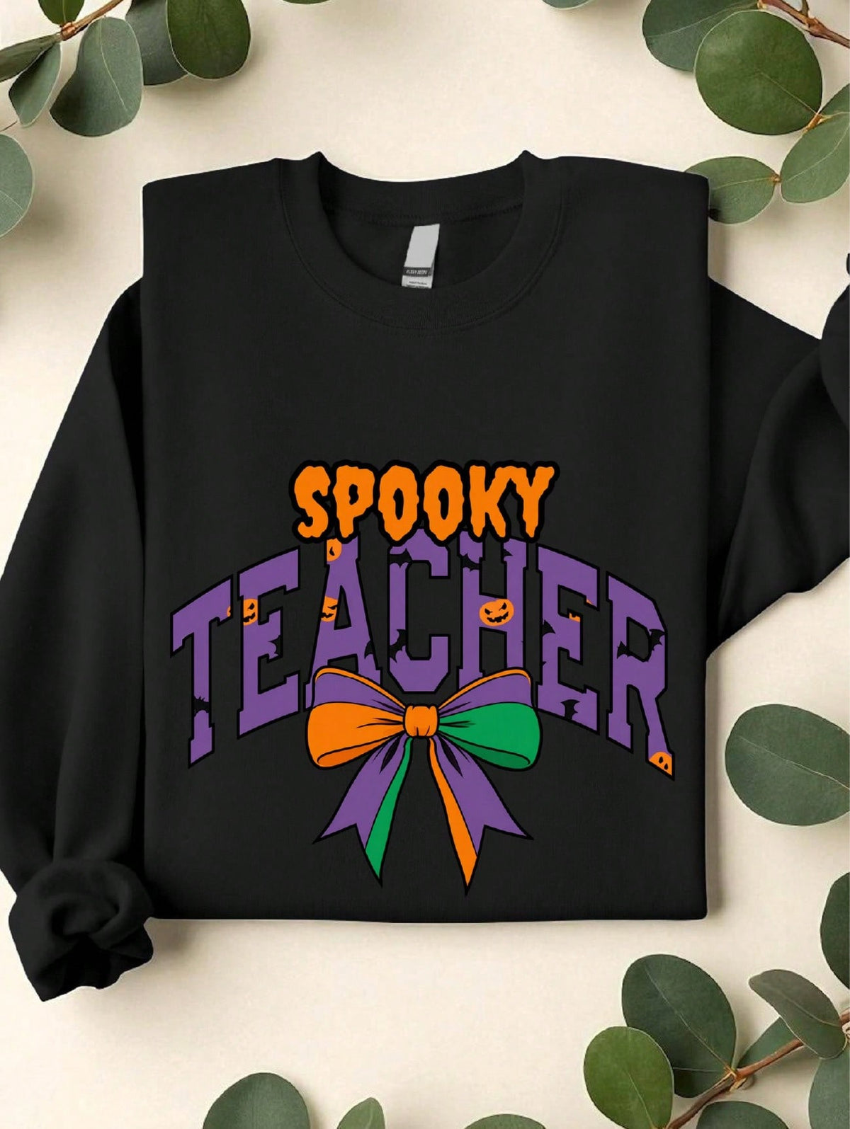Spooky Teacher Coquette Sweatshirt