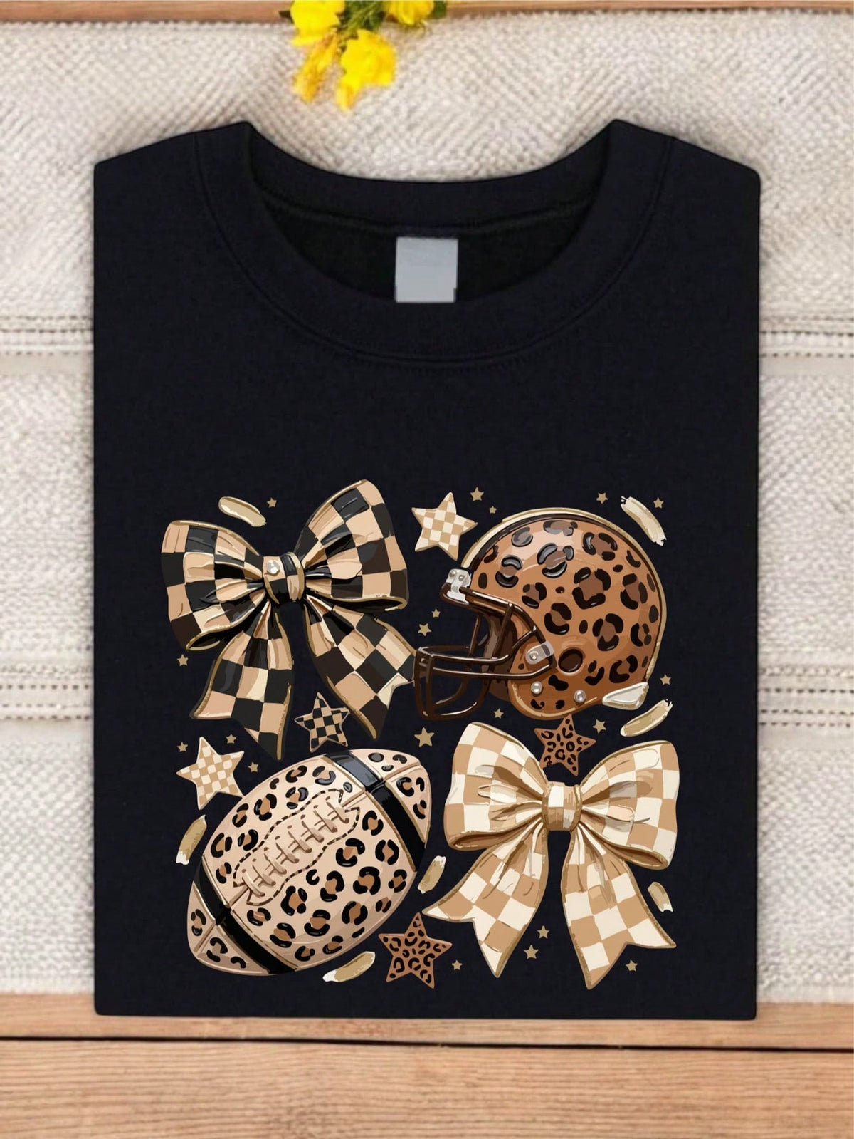 Leopard American Football T-Shirt