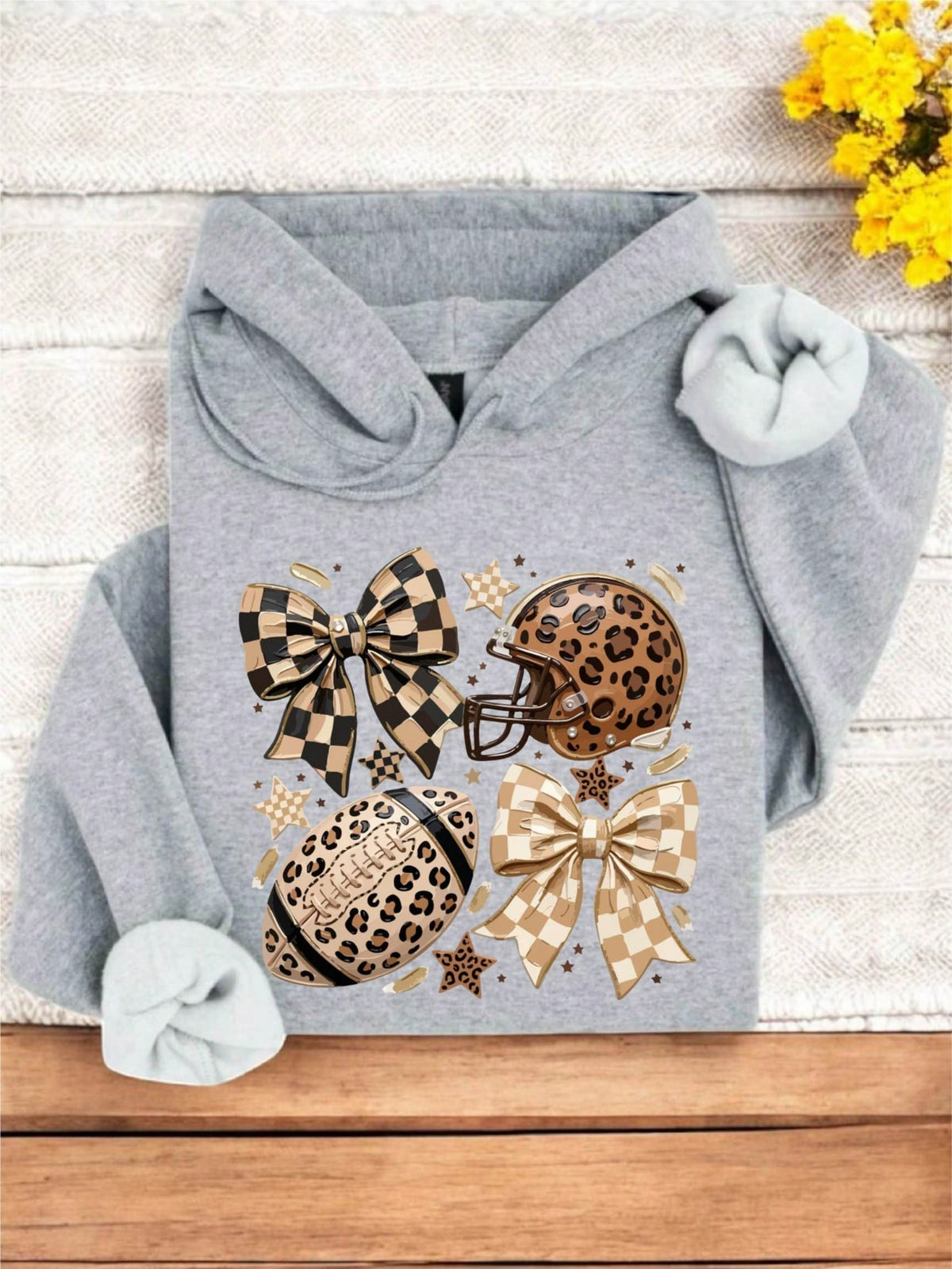 Leopard American Football Hoodie