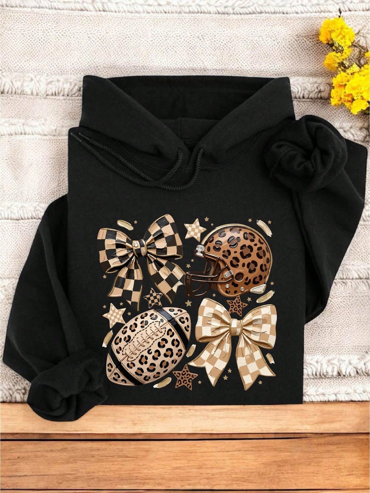 Leopard American Football Hoodie
