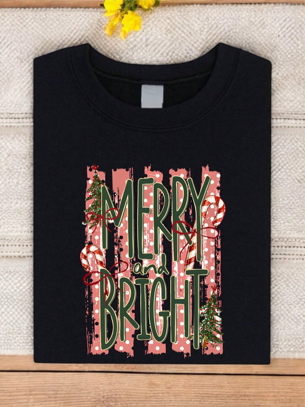 Stripes Merry And Bright T-Shirt