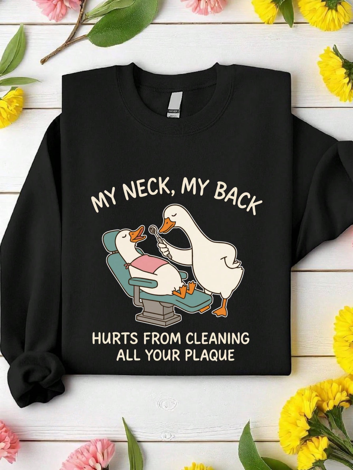 Retro Dental Goose Sweatshirt