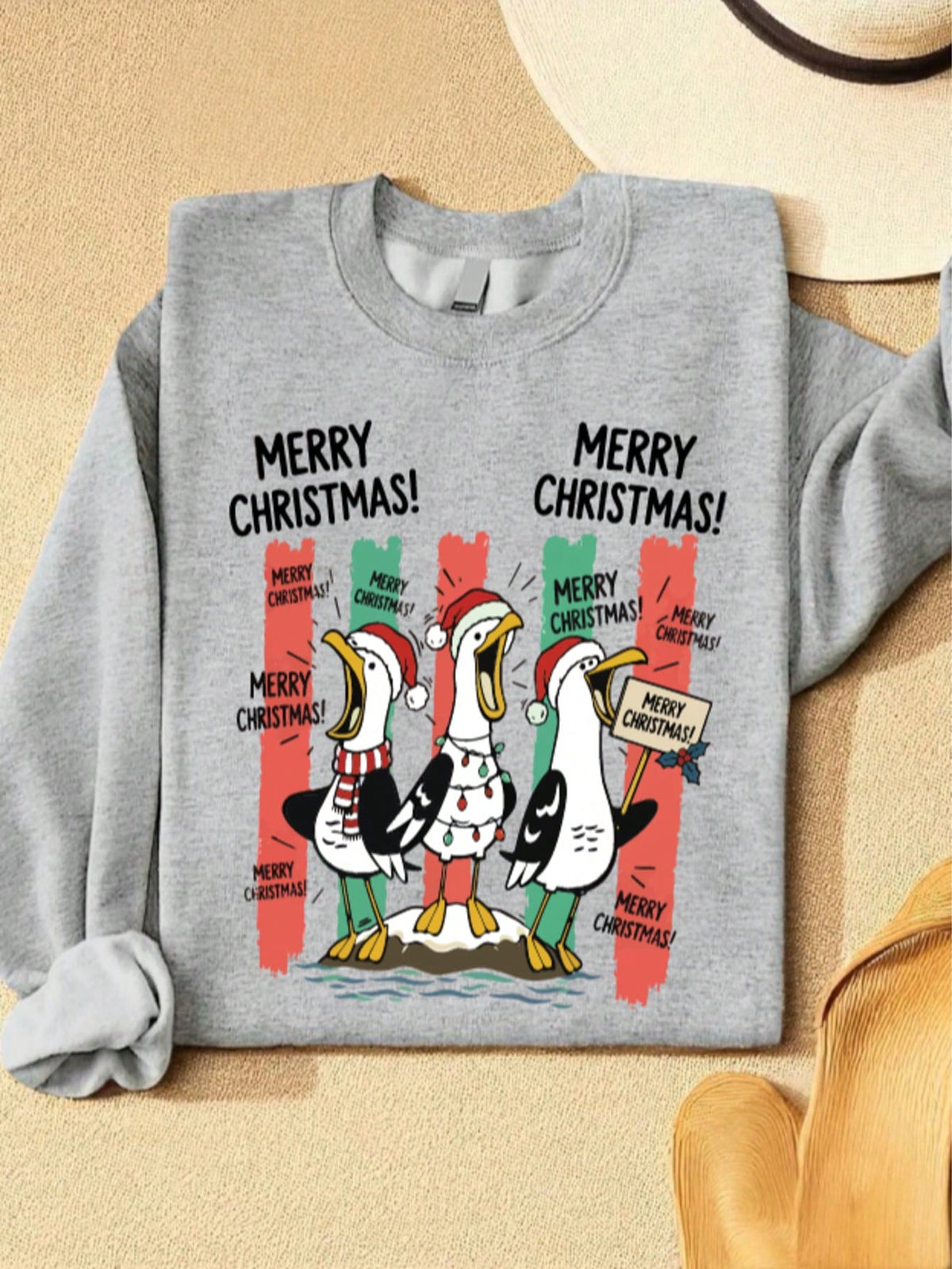 Funny Goose Christmas Sweatshirt