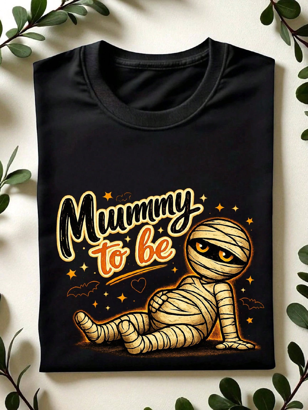 Mummy To Be Halloween T-Shirt