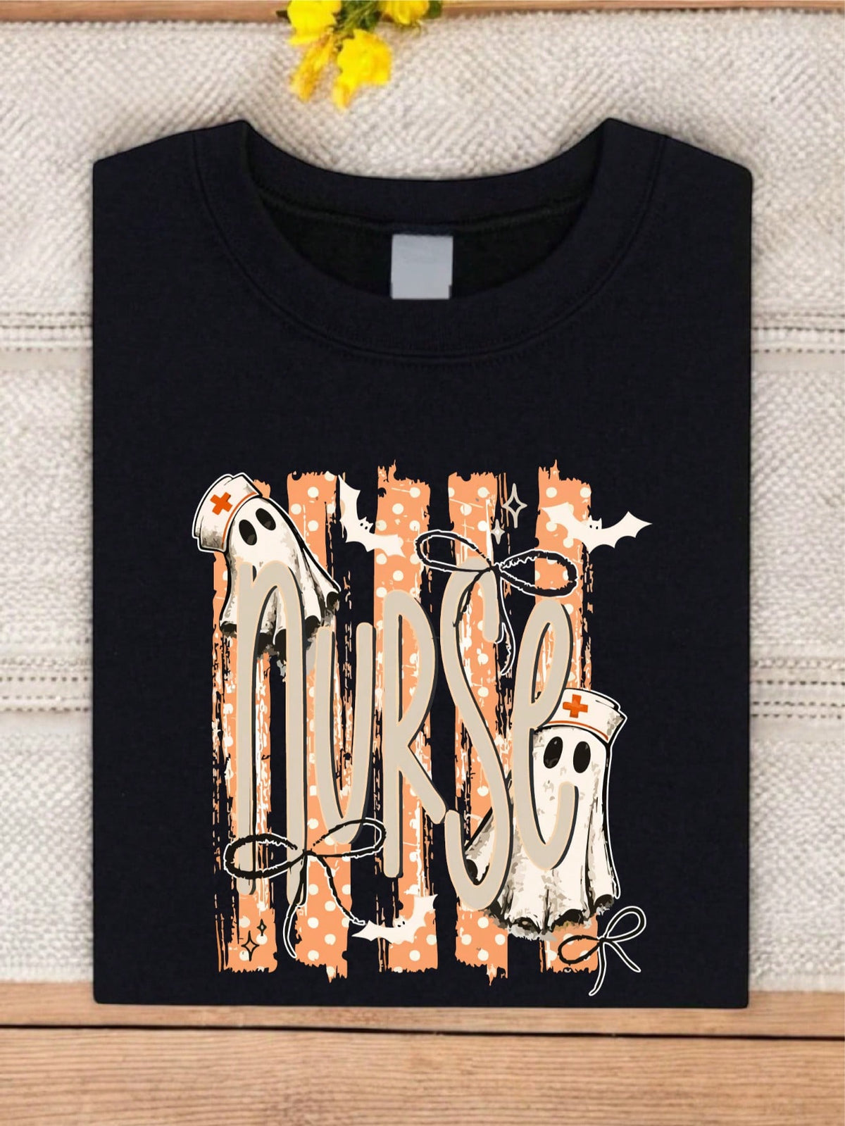 Funny Halloween Nurse Ghost T-Shirt