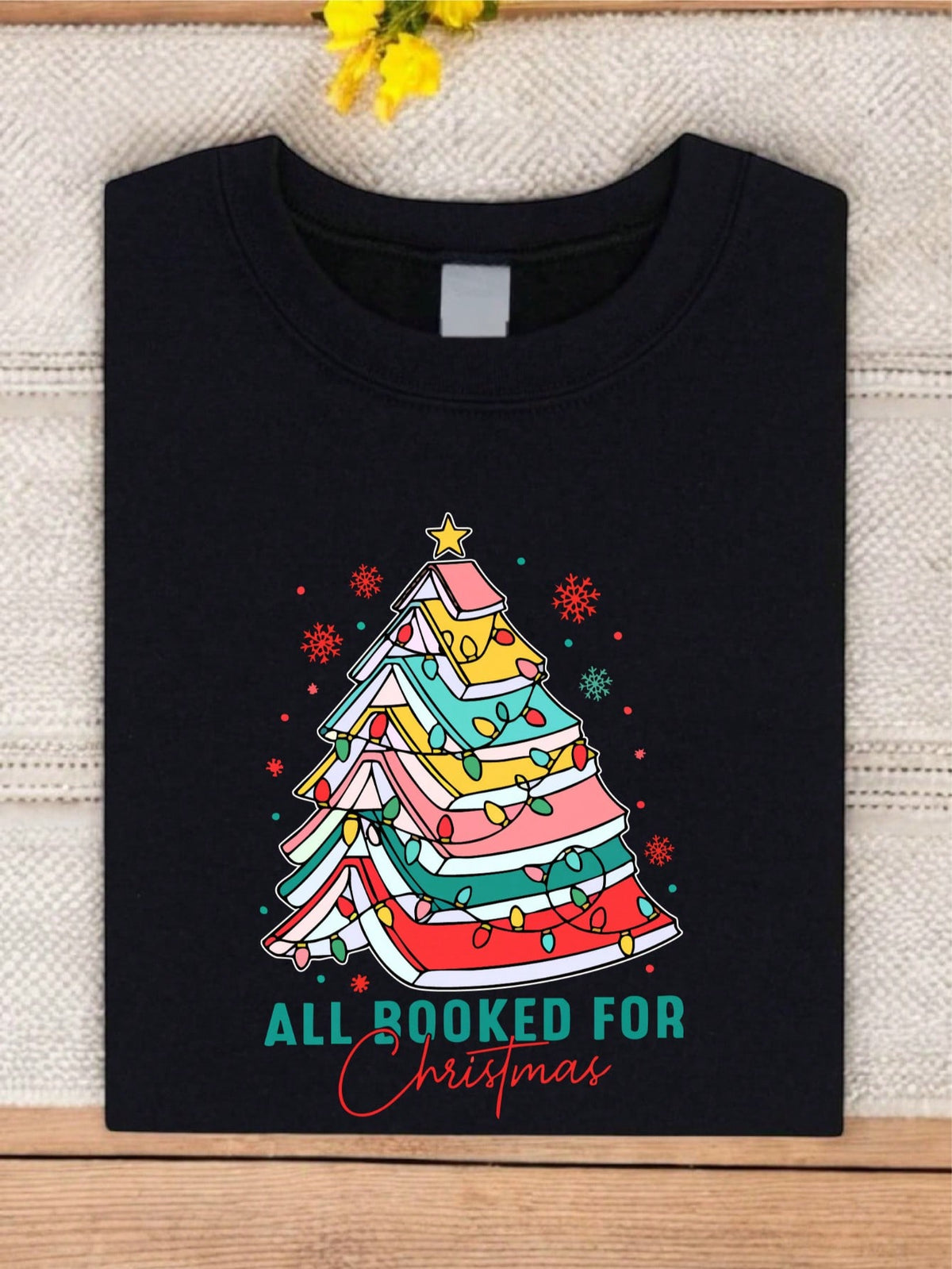 All Booked For Christmas T-Shirt