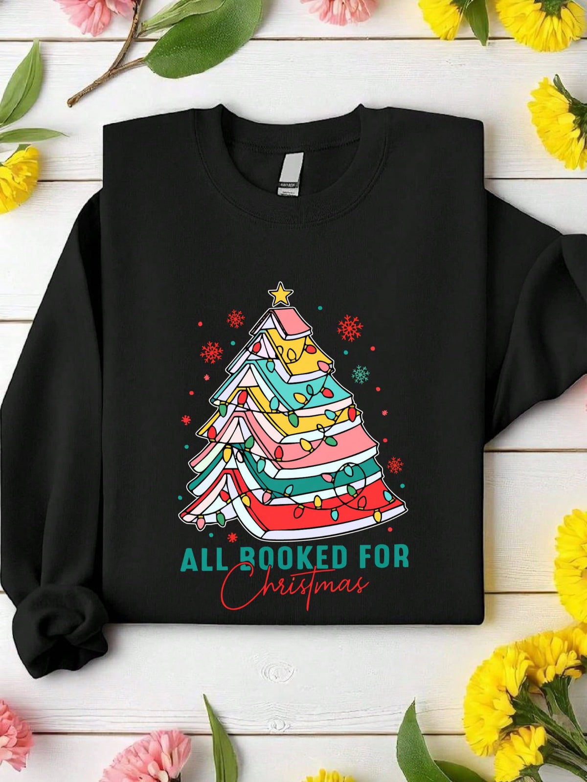 All Booked For Christmas Sweatshirt