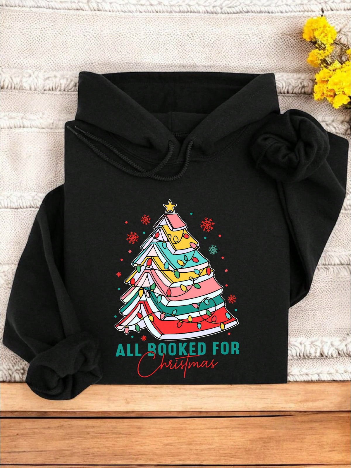 All Booked For Christmas Hoodie
