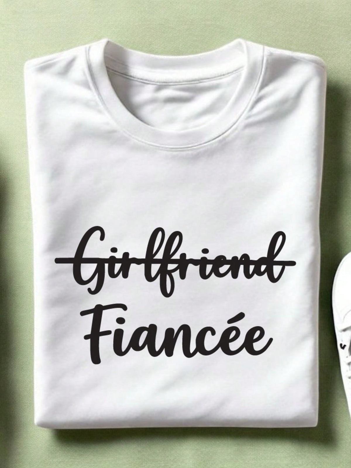 1PC Boyfriend Fiancé & Girlfriend Fiancée Unisex T-Shirt
