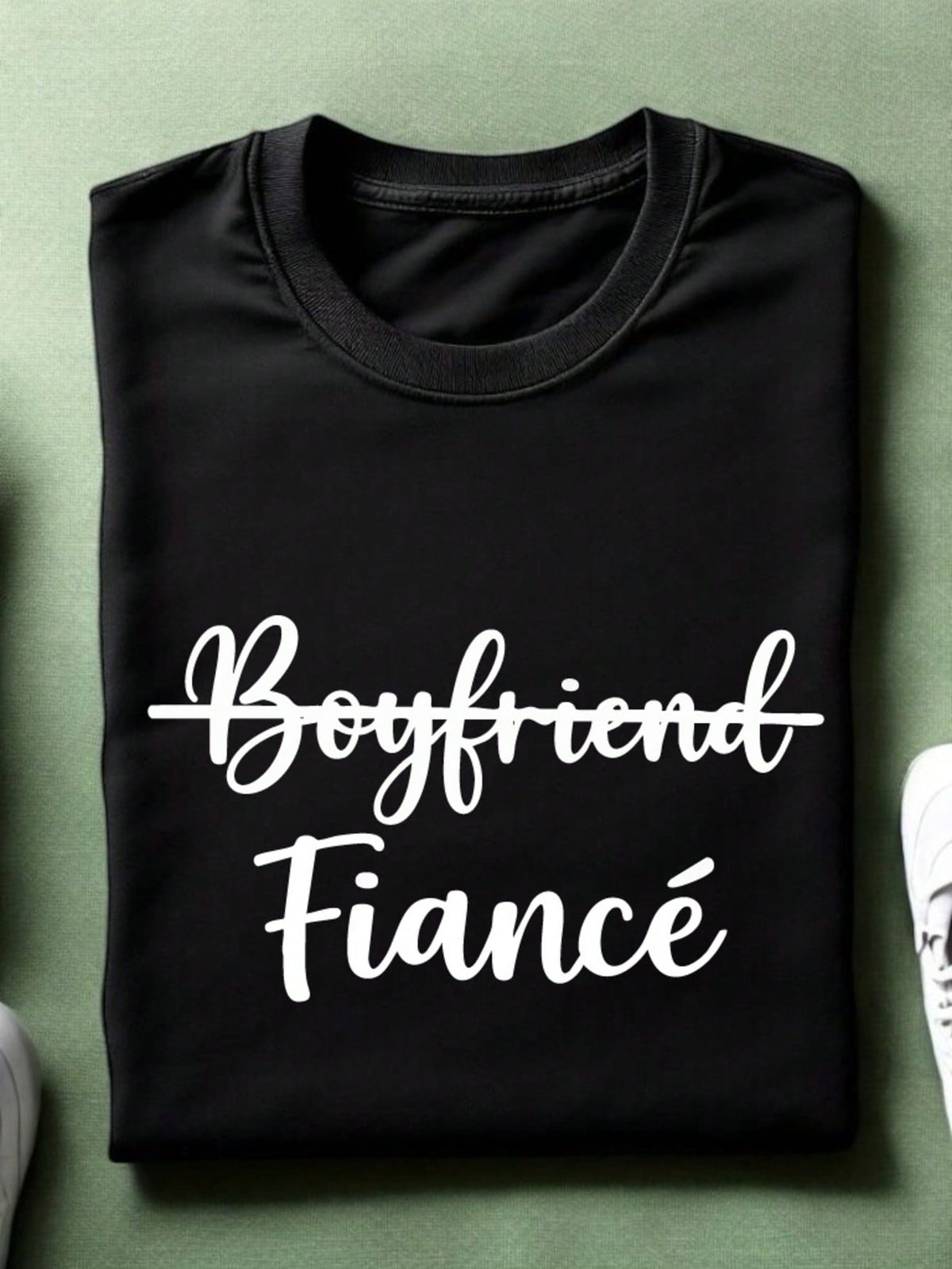 1PC Boyfriend Fiancé & Girlfriend Fiancée Unisex T-Shirt