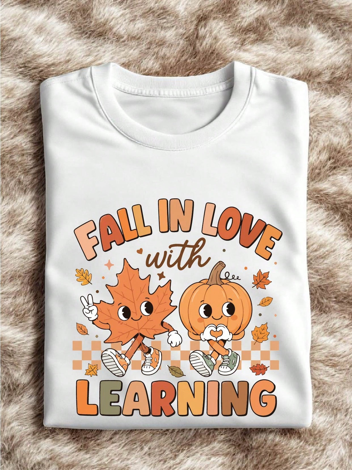 Fall In Love With Learning Teacher T-Shirt