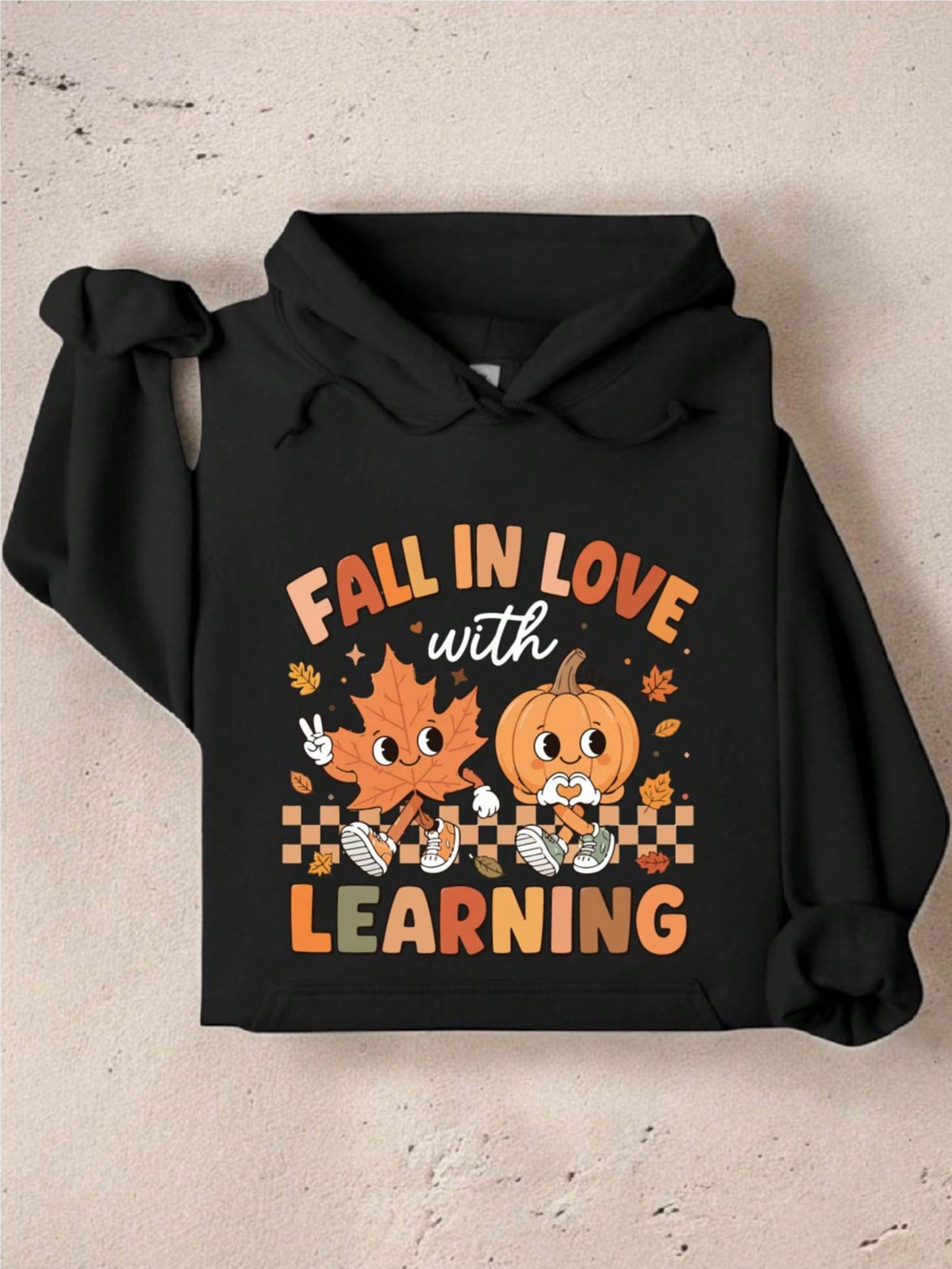 Fall In Love With Learning Teacher Hoodie