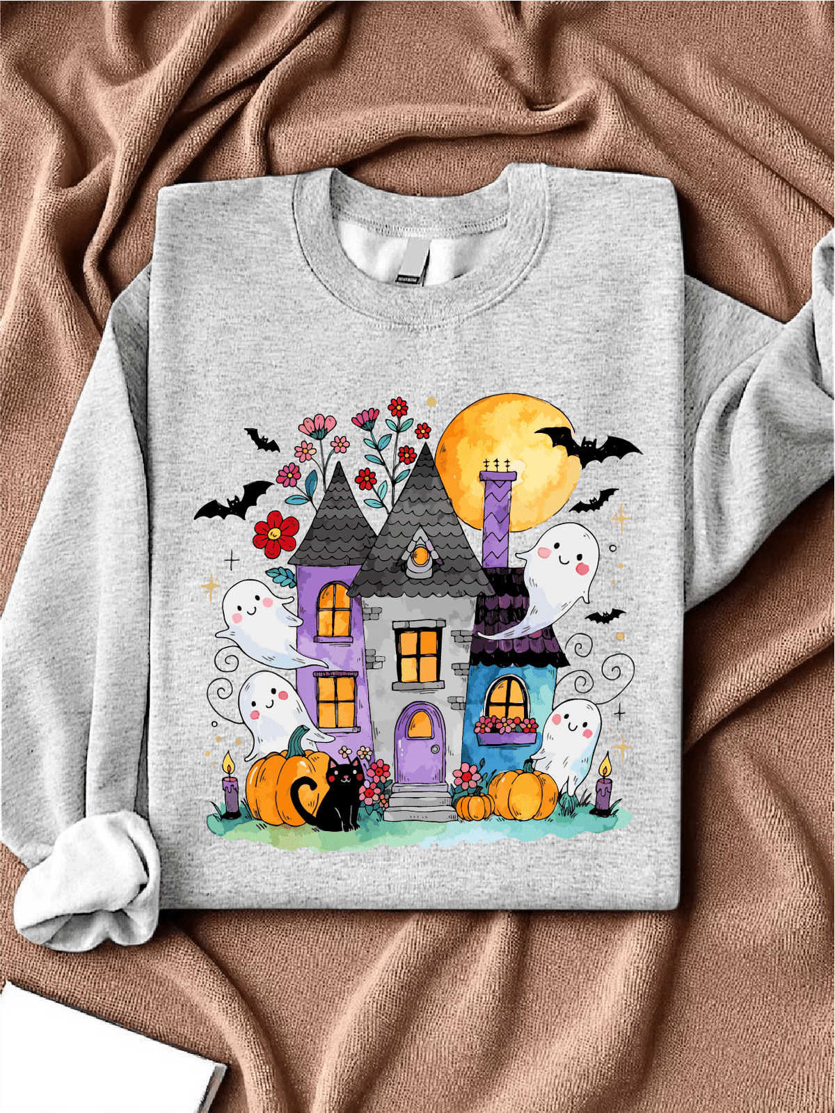 Cute Girly Spooky Season Sweatshirt