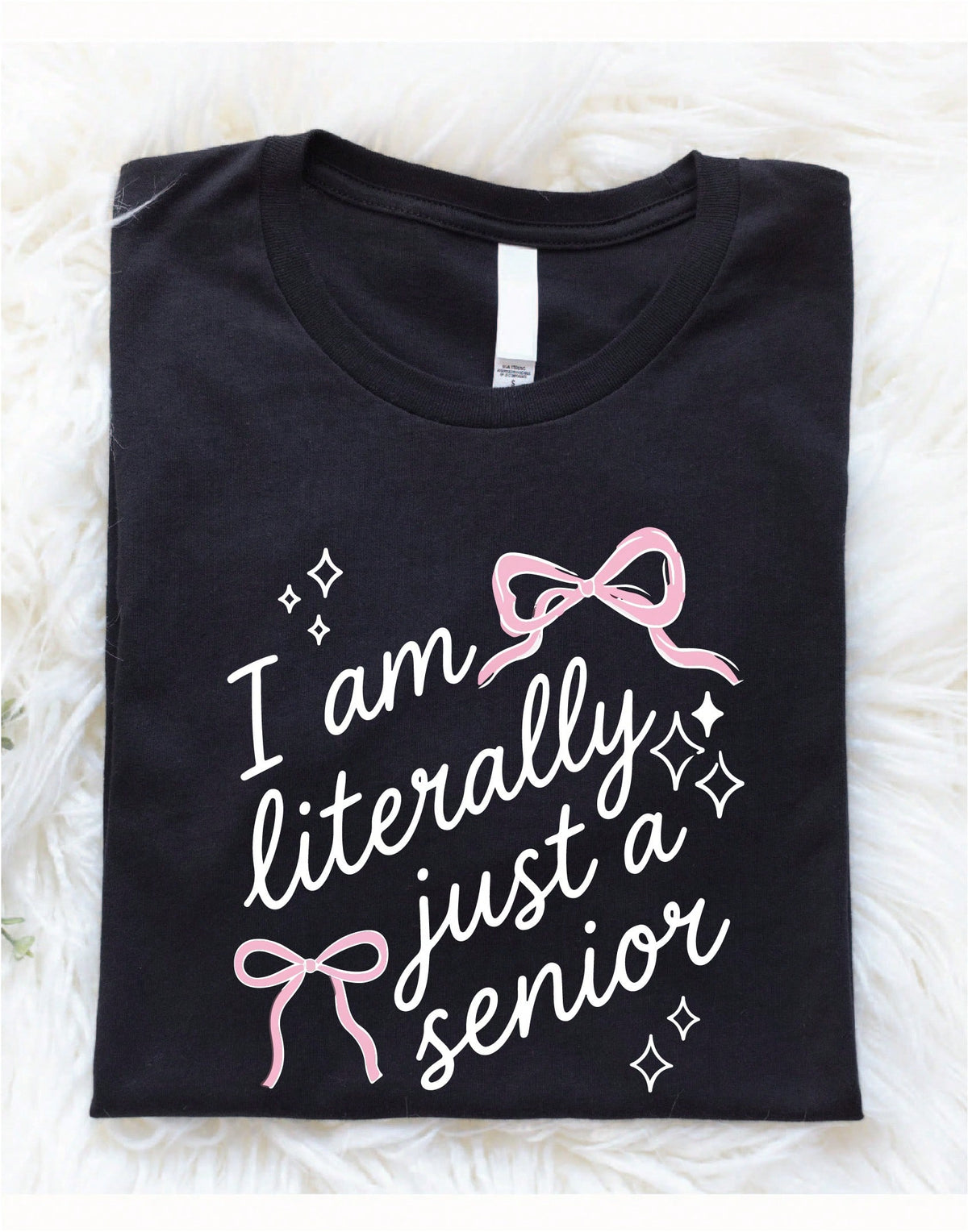 Pink Bow Senior T-Shirt