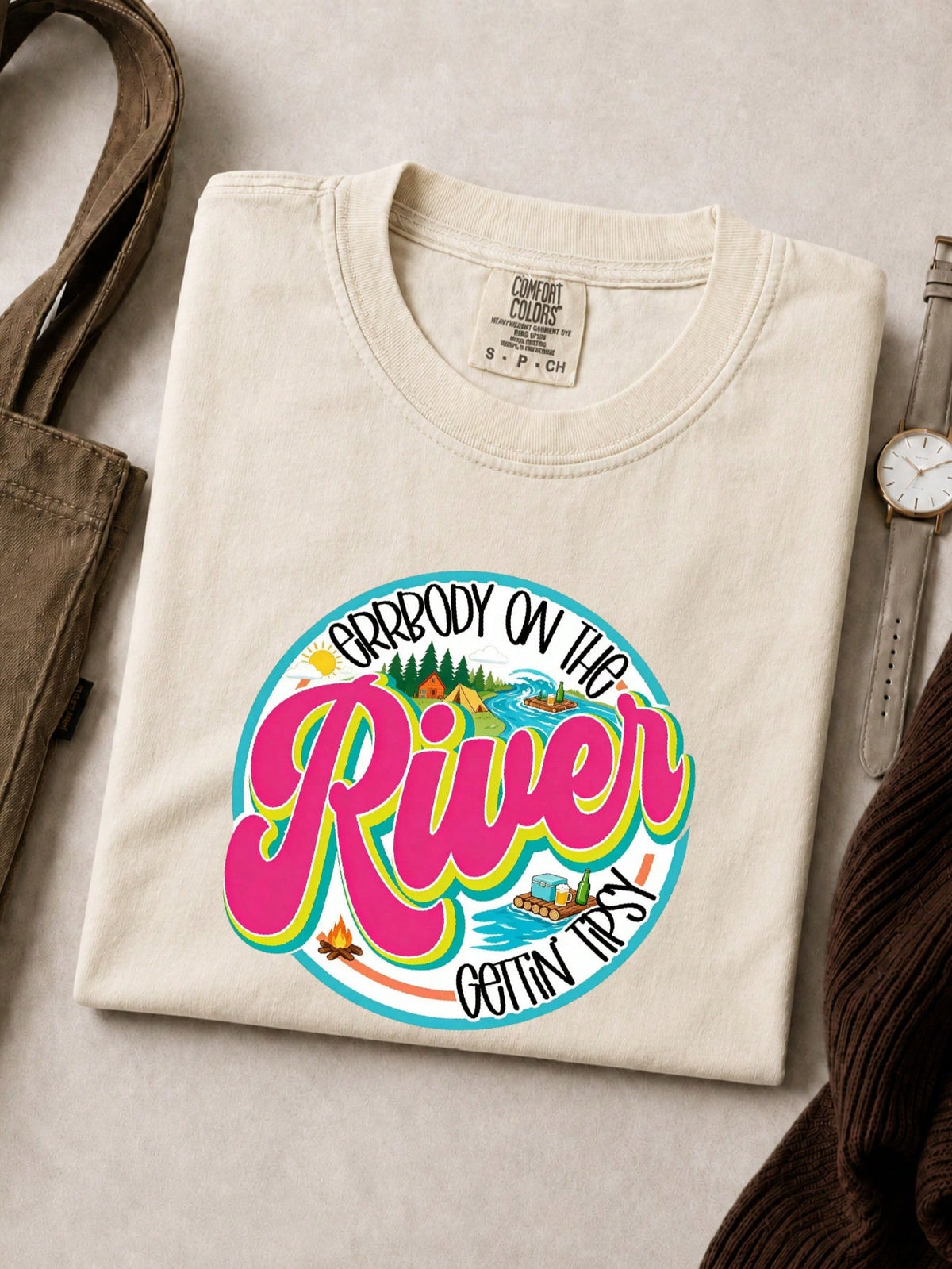 Errbody On The River Getting Tipsy T-Shirt