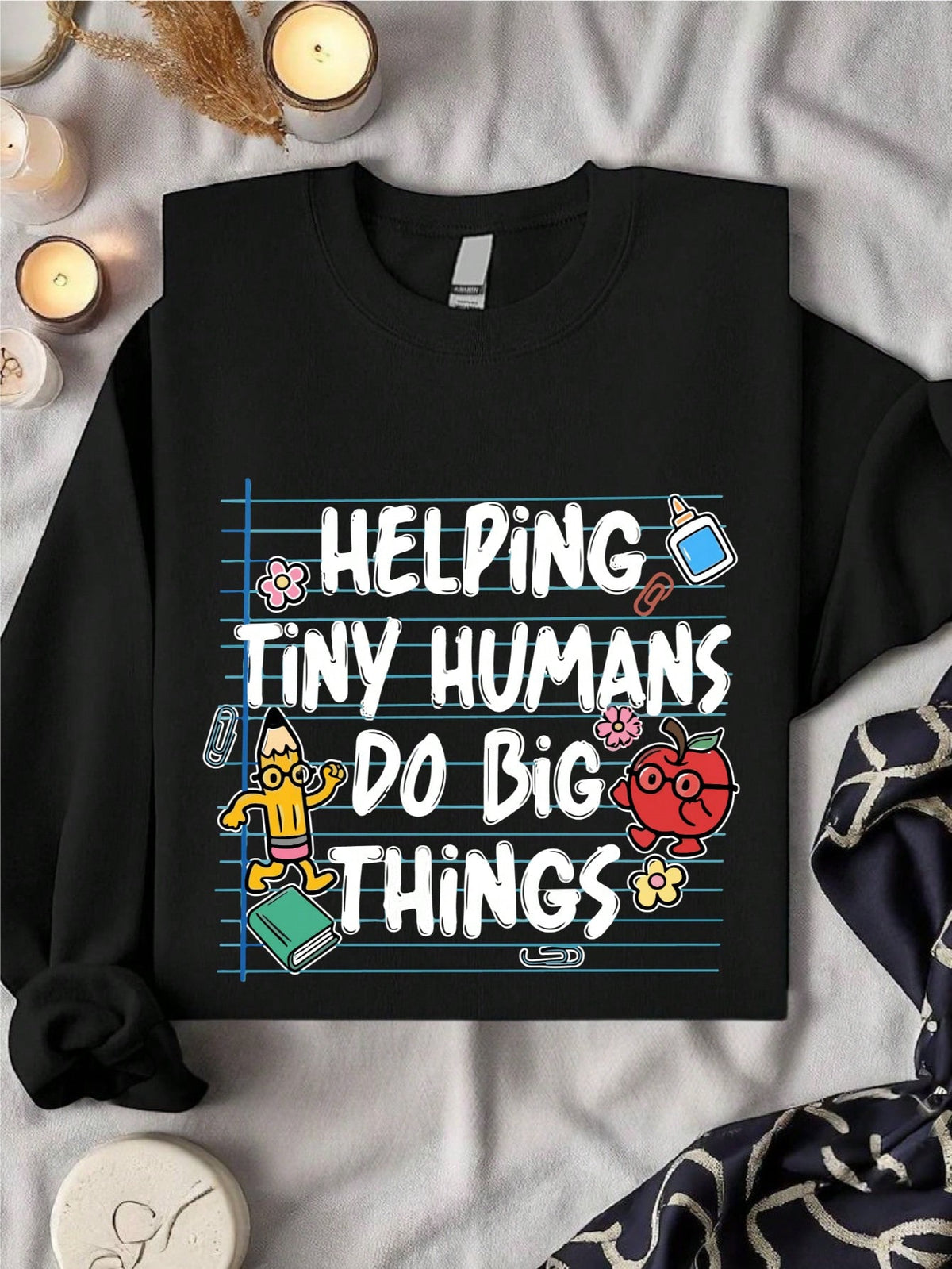 Retro Helping Tiny Humans Do Big Things Sweatshirt
