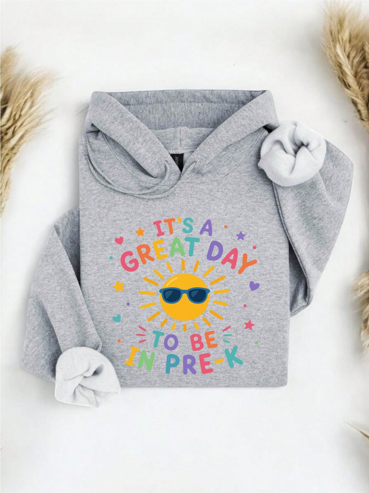 Pre-K Teacher Funny Sun Hoodie