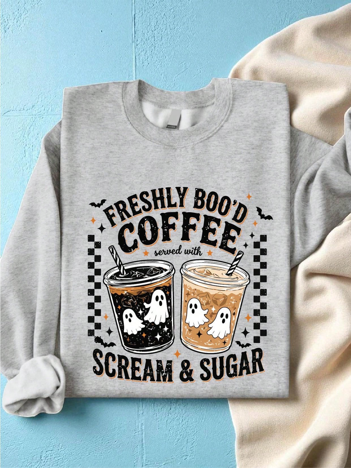 Halloween Boo Coffee Sweatshirt
