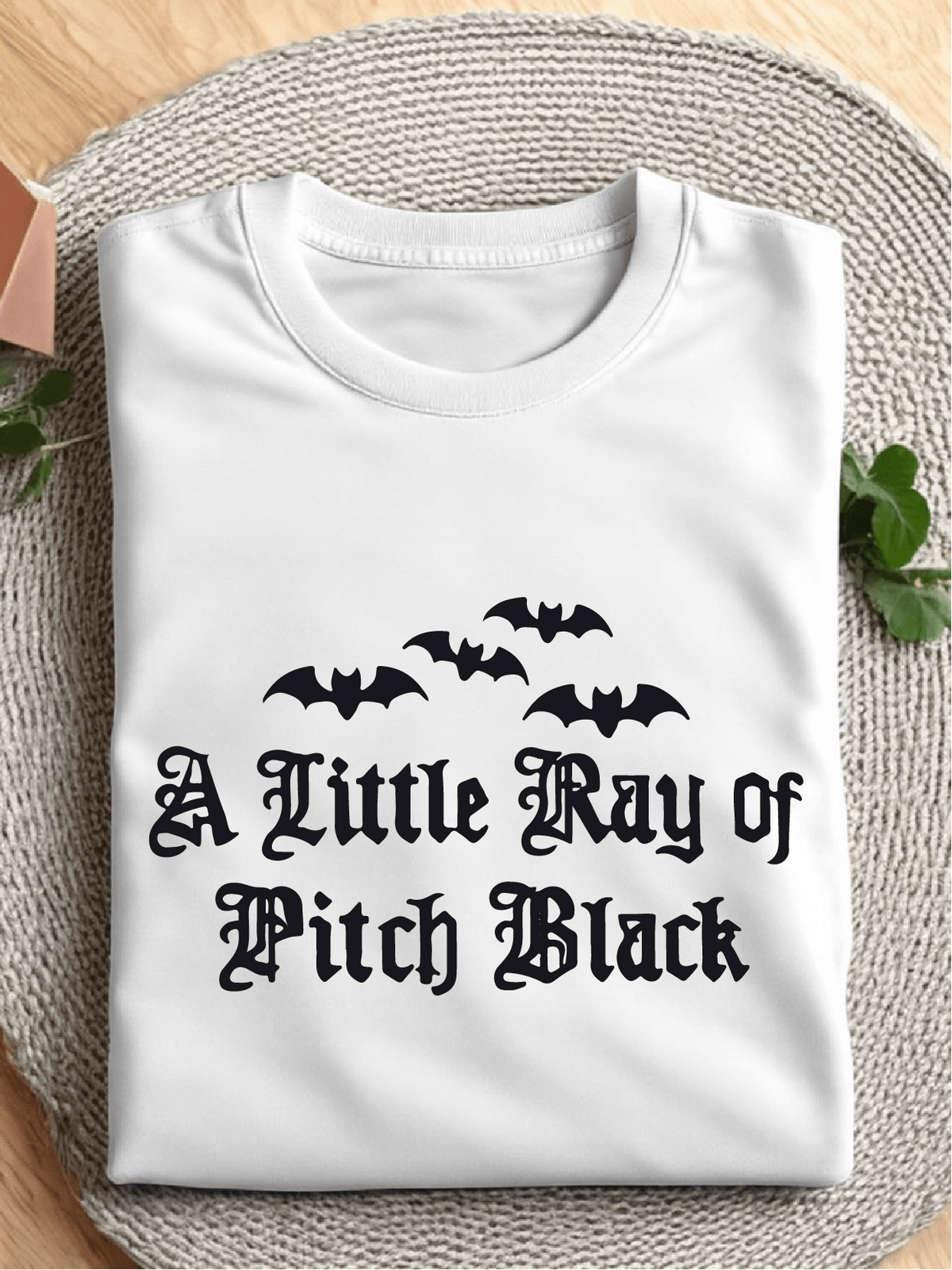 A Little Ray Of Ptch Black Gothic Halloween T-Shirt