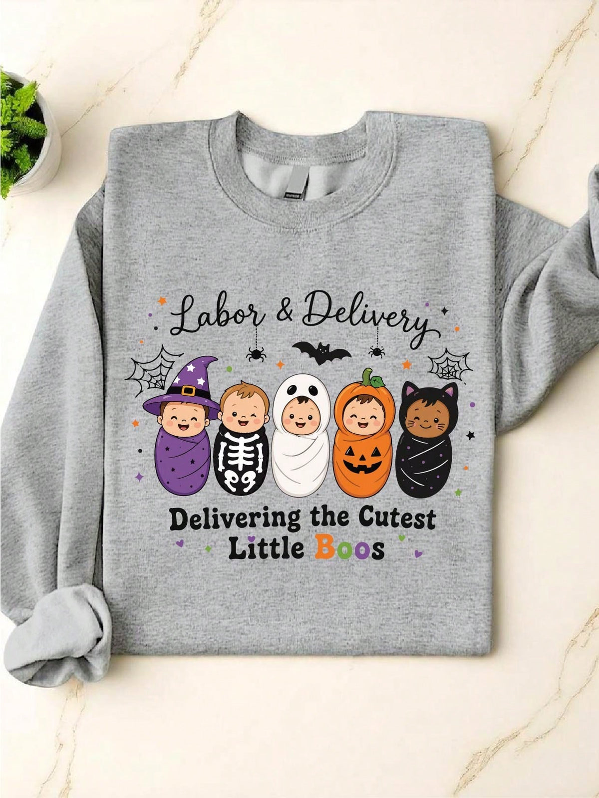 Halloween Labor And Delivery Nurse Sweatshirt