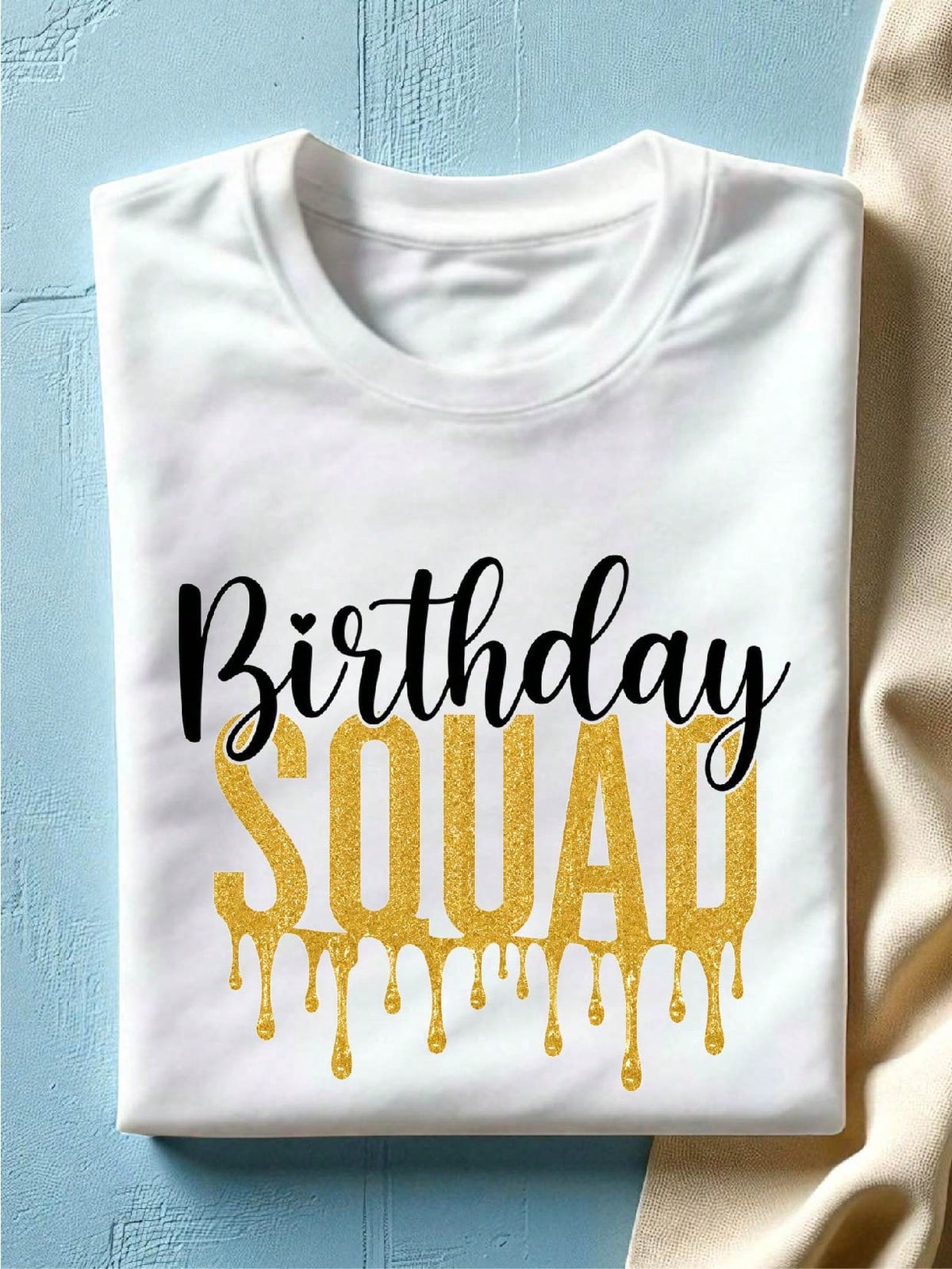 Gold Birthday Squad T-Shirt