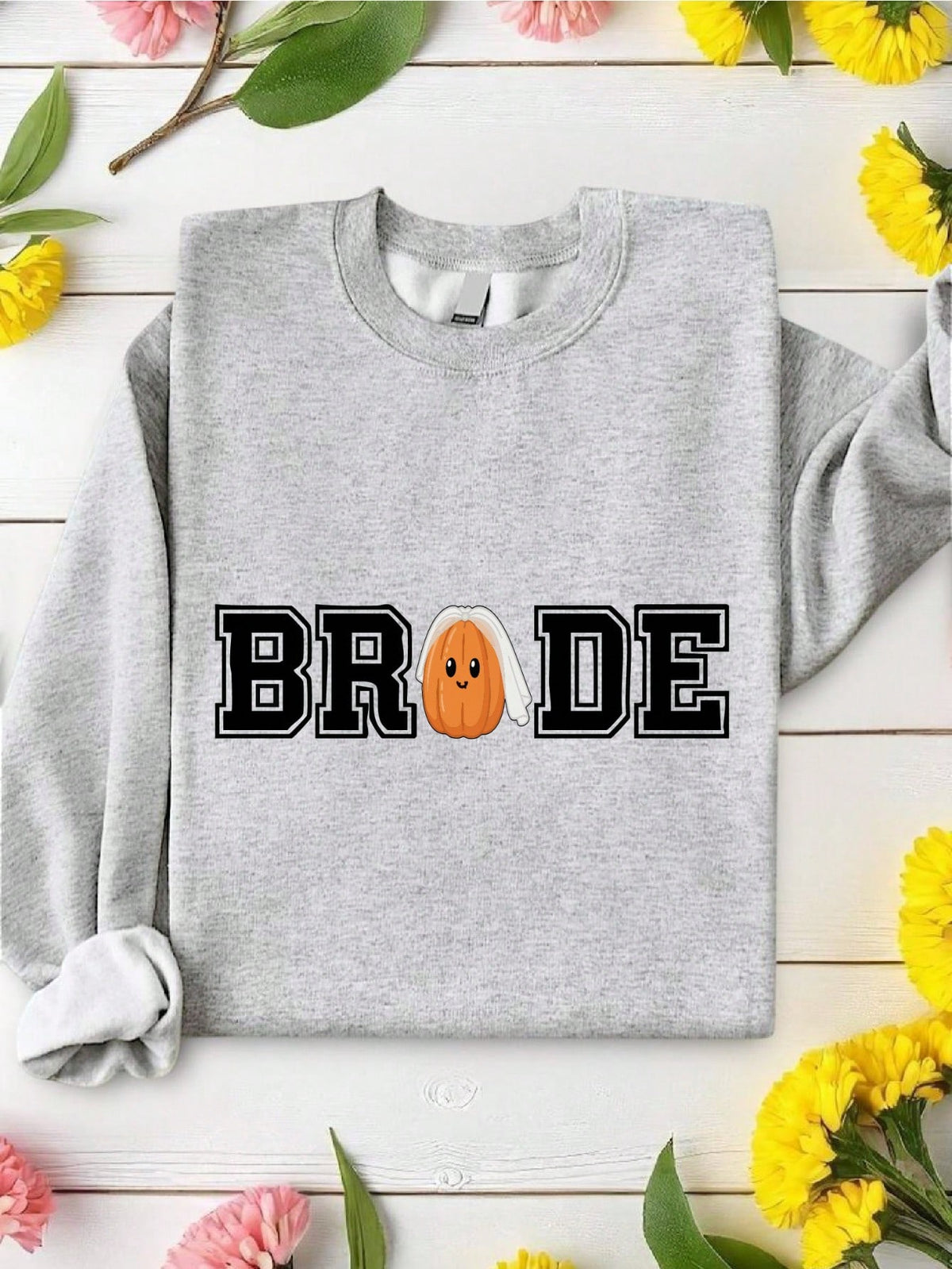 1PC Bride & Groom Pumpkin Sweatshirt