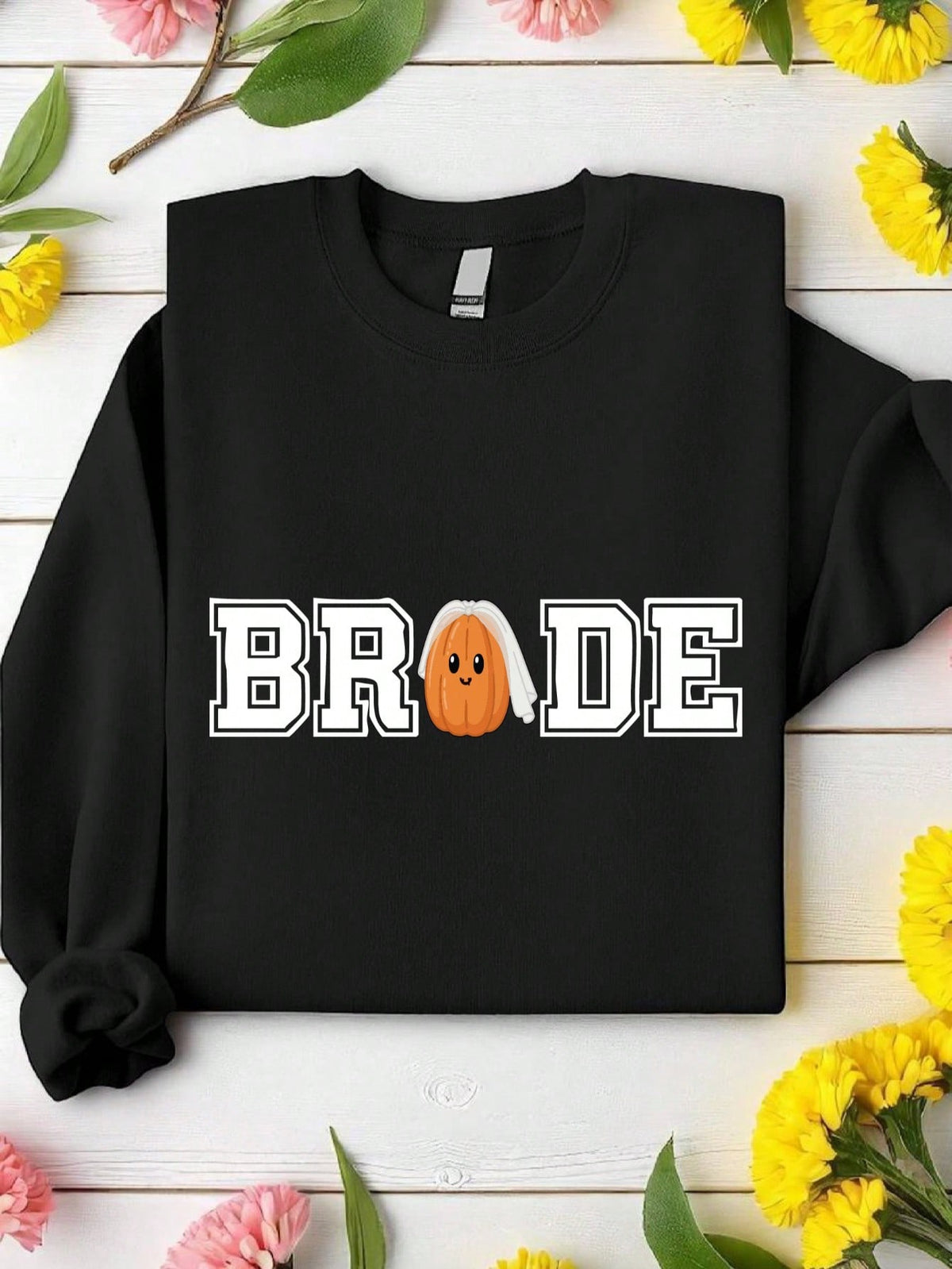 1PC Bride & Groom Pumpkin Sweatshirt