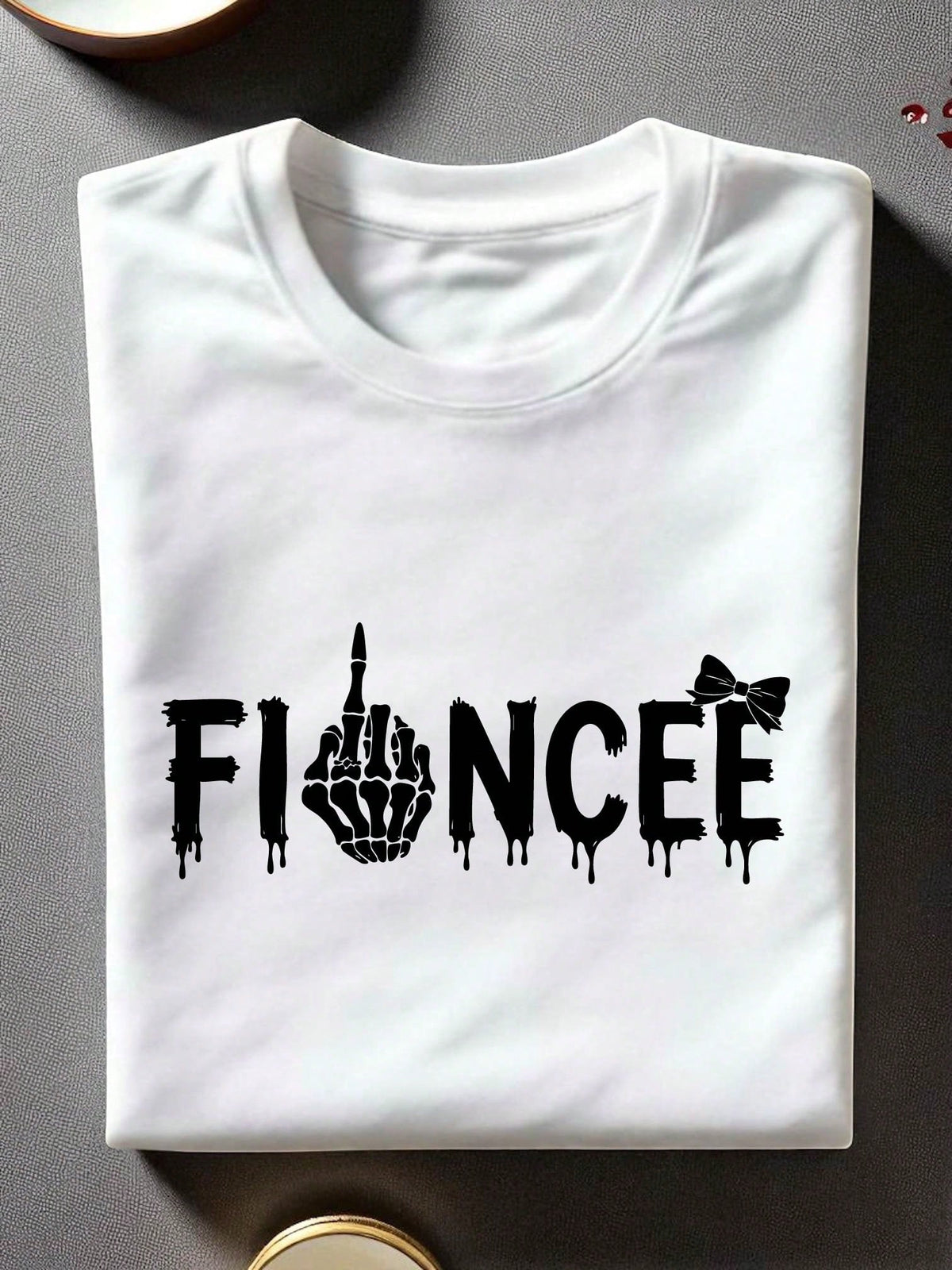 1PC Skull Fiancée And Fiancé Unisex T-Shirt