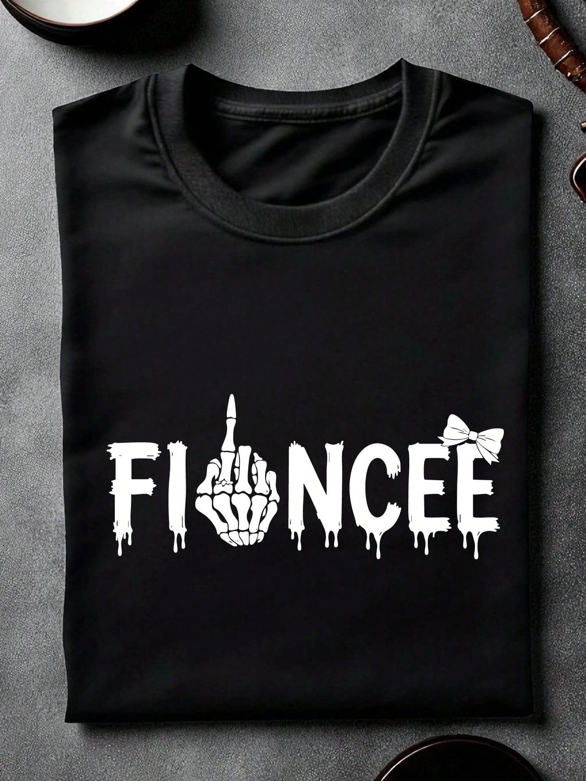 1PC Skull Fiancée And Fiancé Unisex T-Shirt