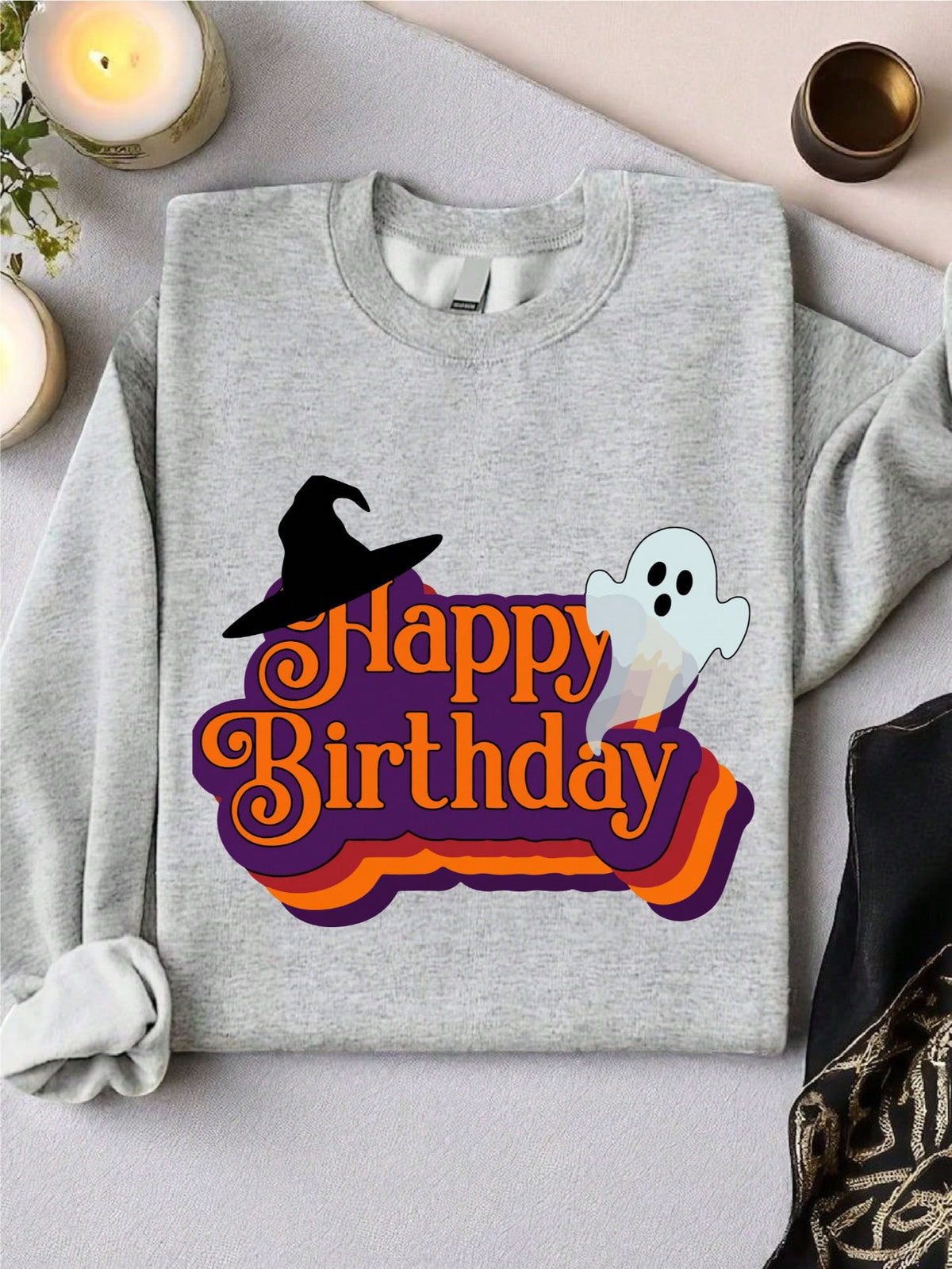 Happy Birthday Halloween Sweatshirt