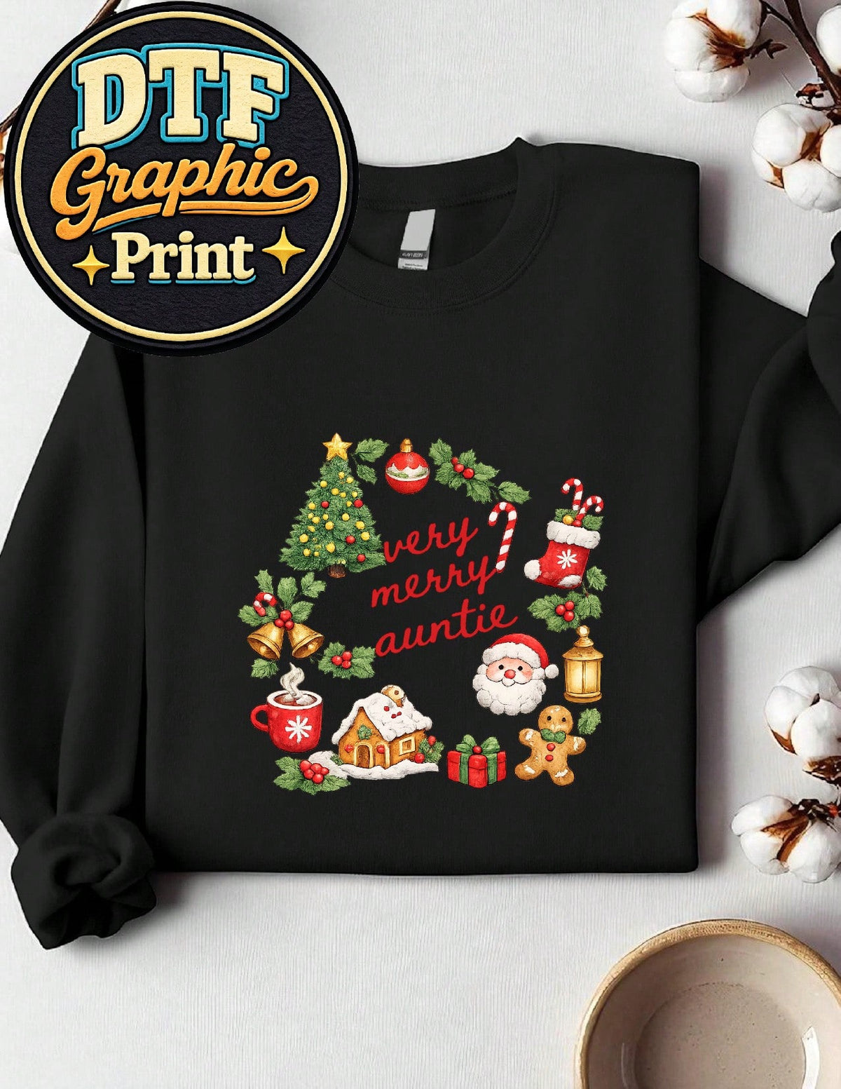 Very Merry Auntie Sweatshirt