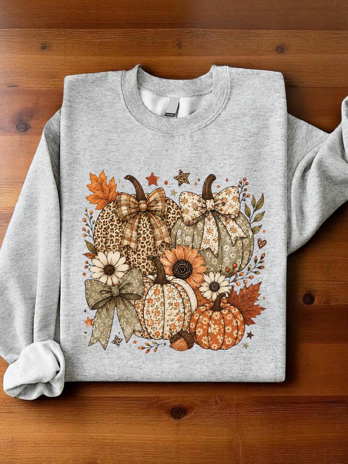 Coquette Pumpkin Bow Sweatshirt